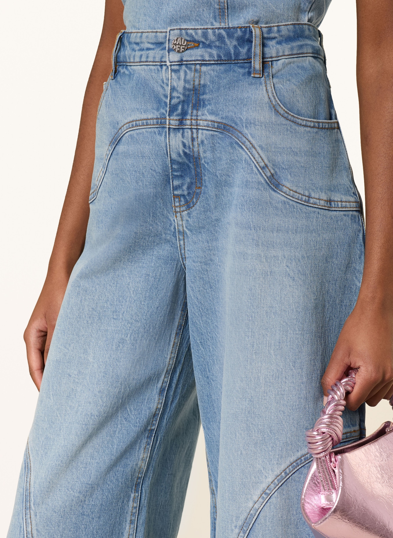 BAUM UND PFERDGARTEN Barrel Jeans NAPOLEN: C7585 Forever Blue Deni