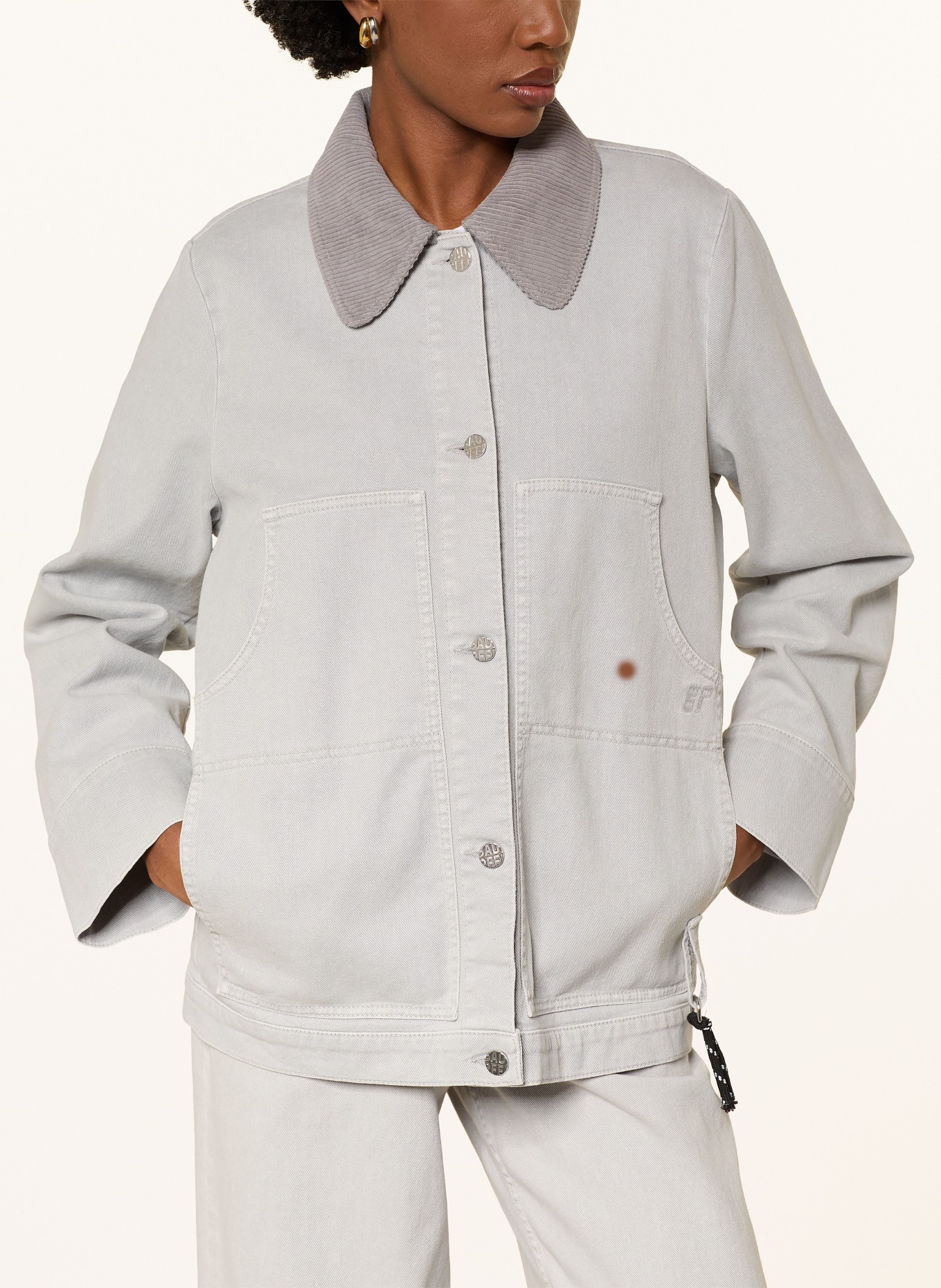 BAUM UND PFERDGARTEN Jeansjacke JEEVONA: BLAUGRAU / GRAU