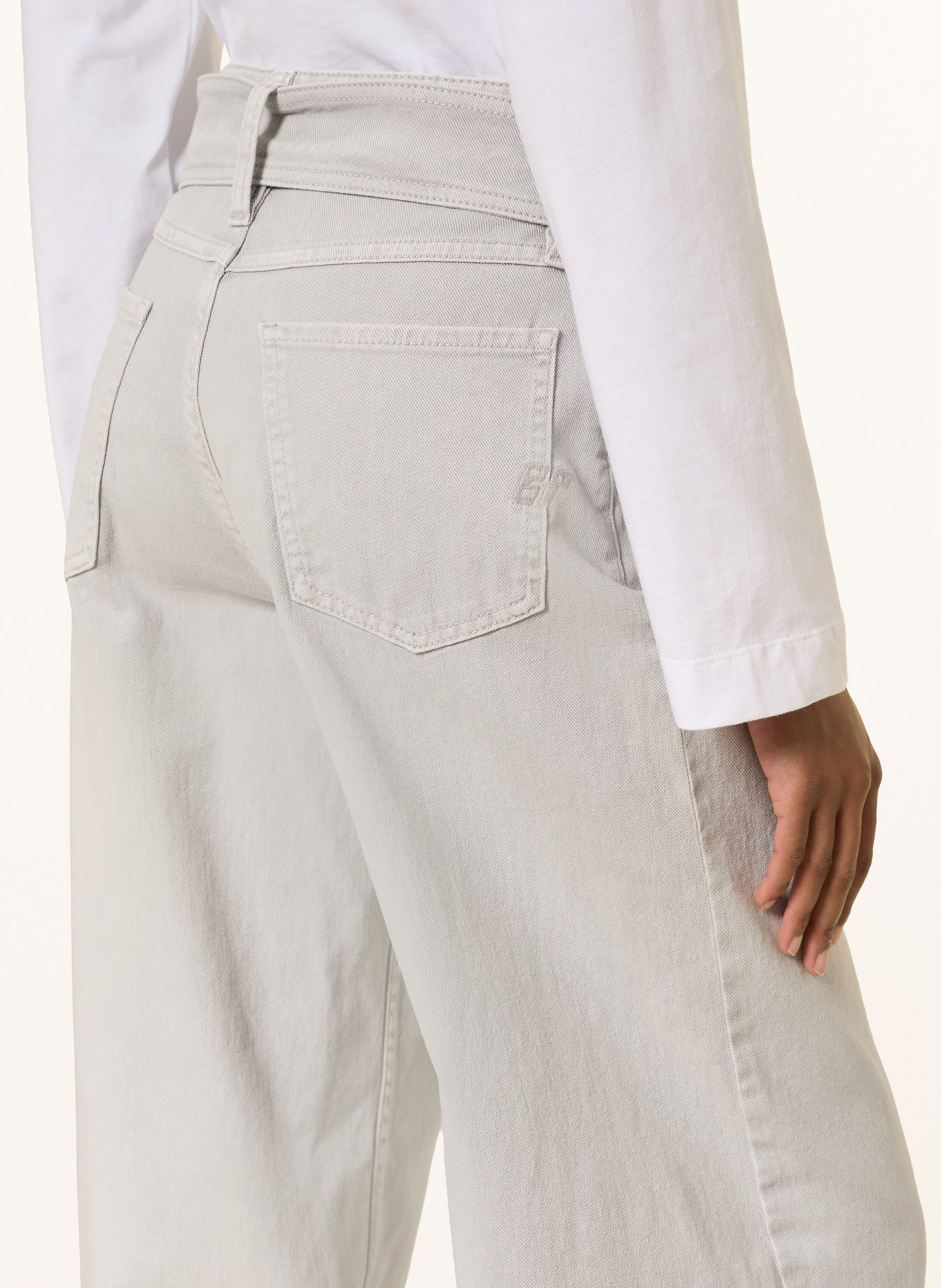 BAUM UND PFERDGARTEN Wide Leg Jeans NADJA: C9160 OPAL GRAY