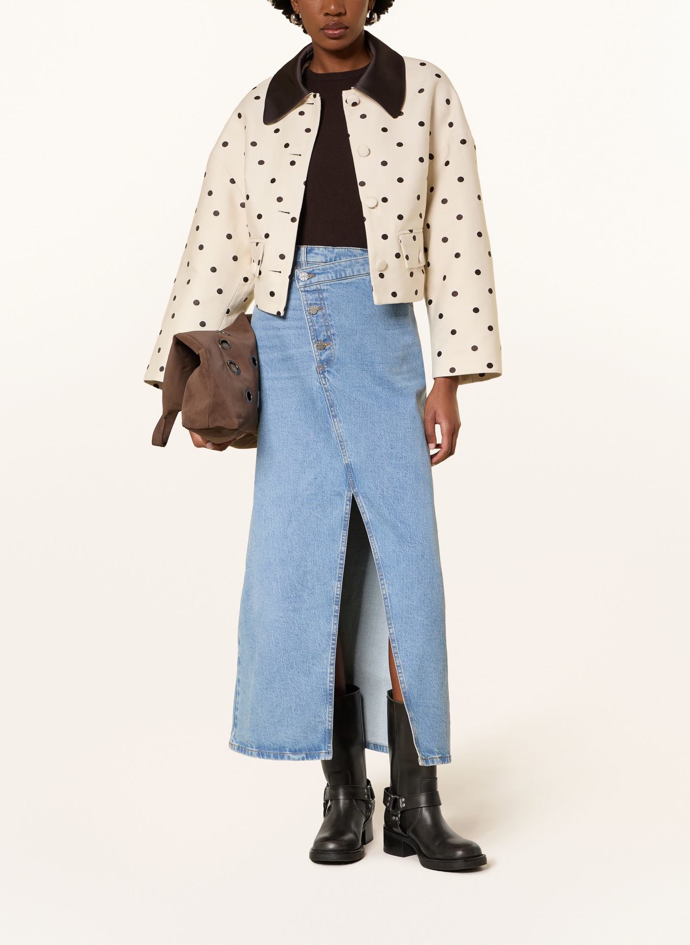 BAUM UND PFERDGARTEN Jeansrock SIGGE: BLAU