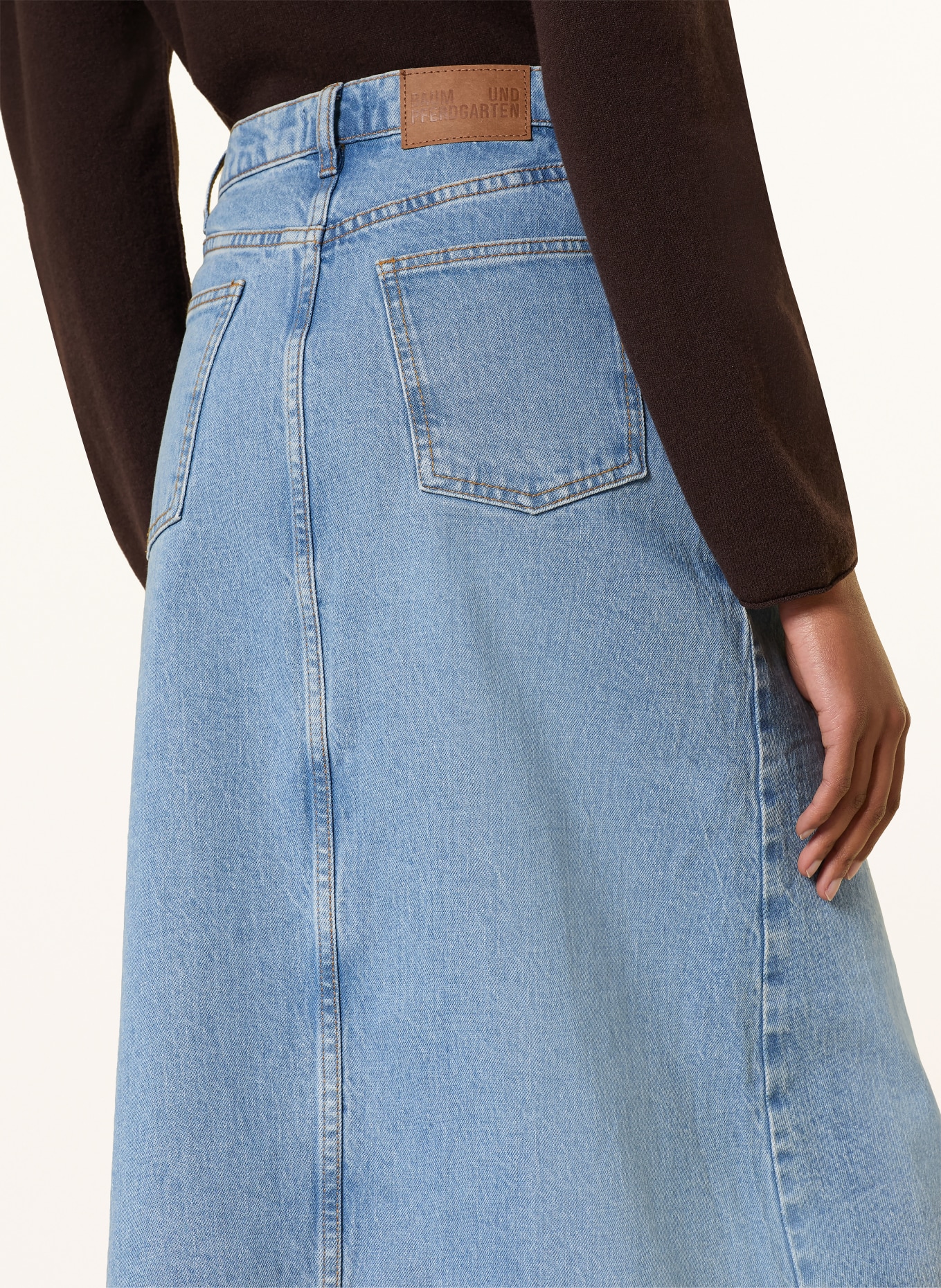 BAUM UND PFERDGARTEN Jeansrock SIGGE: BLAU