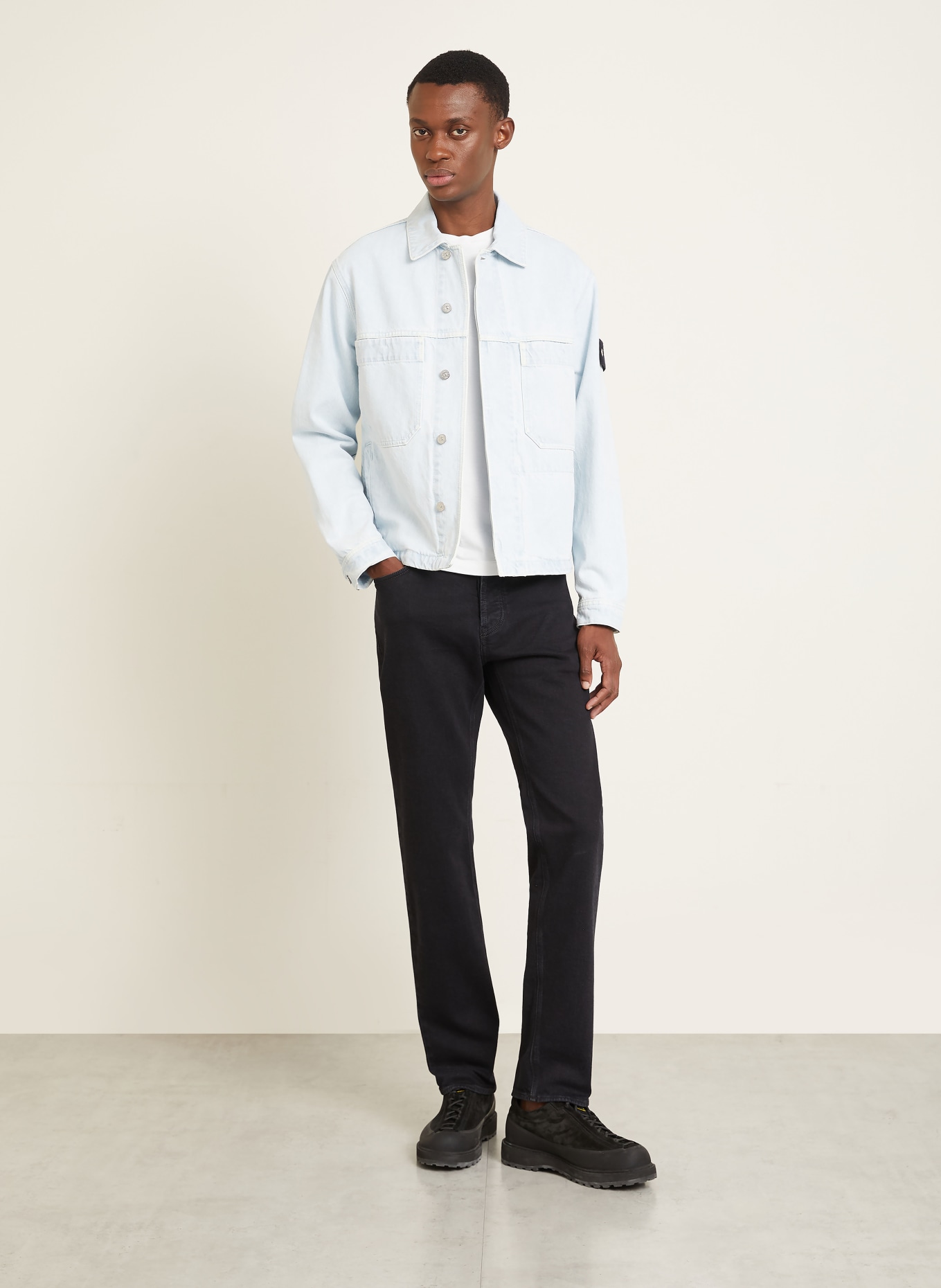 STONE ISLAND Jeans Slim Fit: VJ901 BLACK RINSE