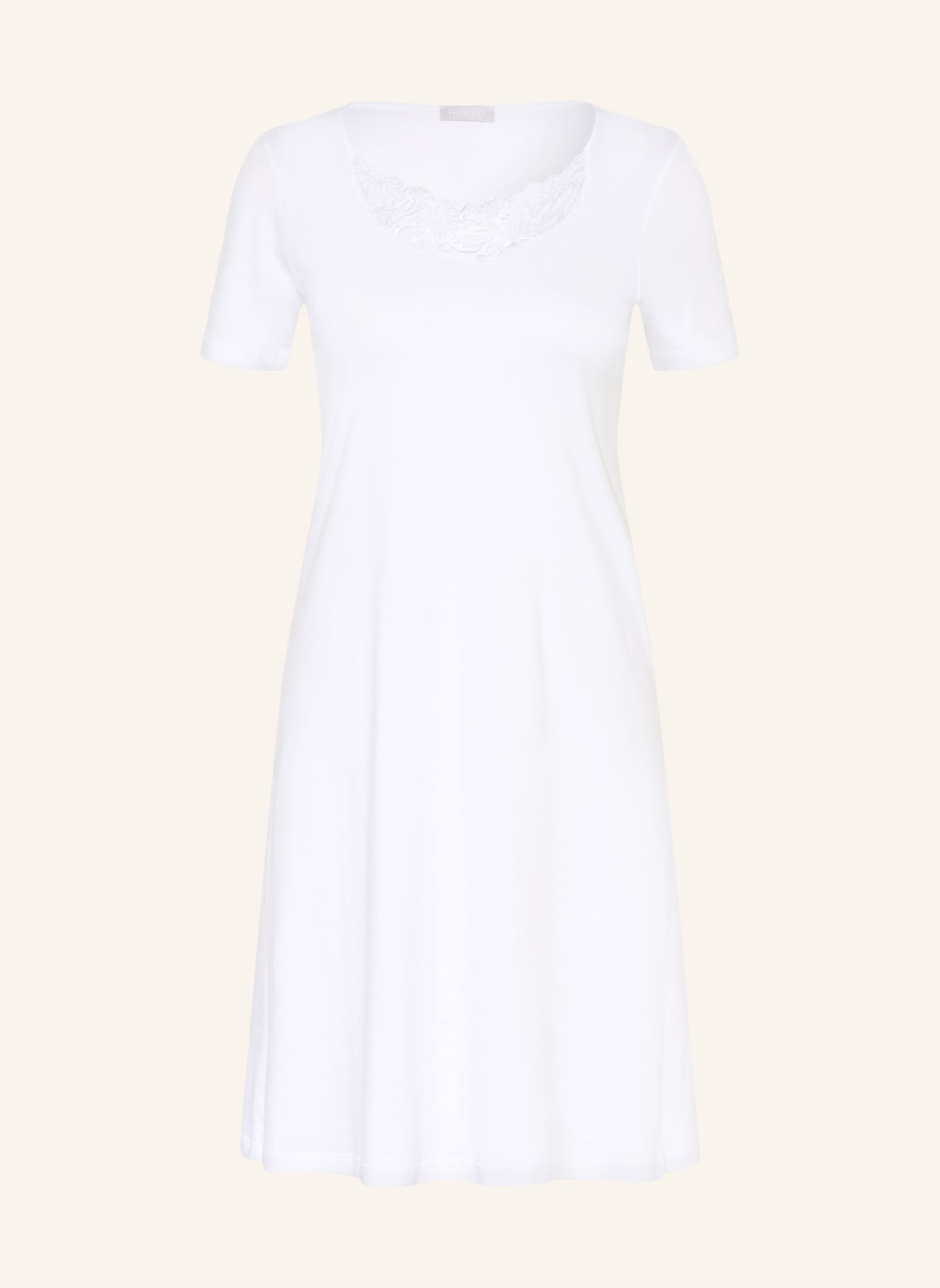HANRO Nachthemd BELEN: WIT
