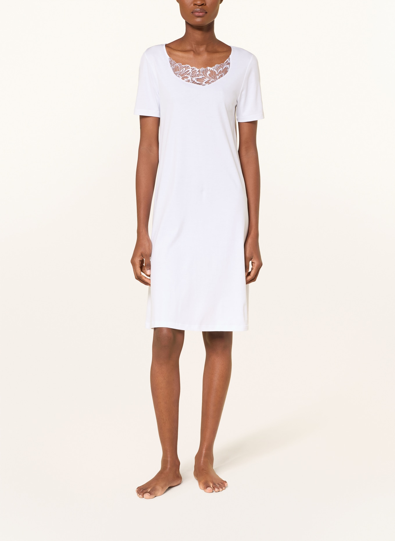 HANRO Nachthemd BELEN: WIT