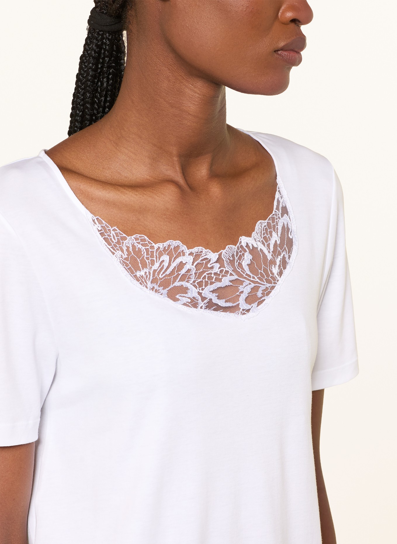 HANRO Nachthemd BELEN: WIT