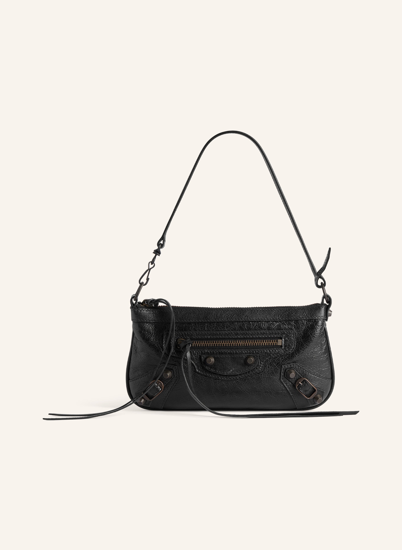 BALENCIAGA Umhängetasche LE CITY POCHETTE: SCHWARZ