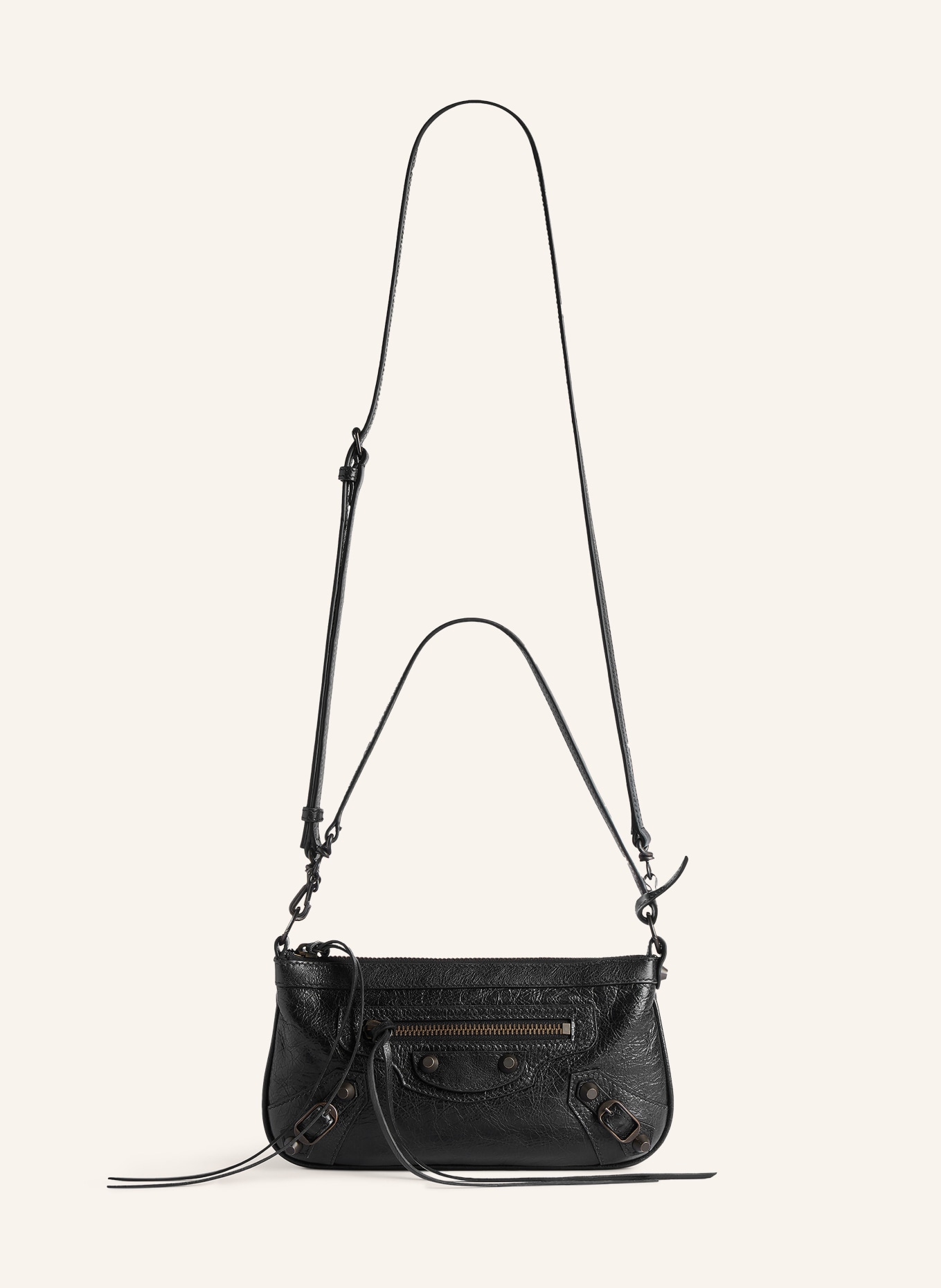 BALENCIAGA Umhängetasche LE CITY POCHETTE: SCHWARZ