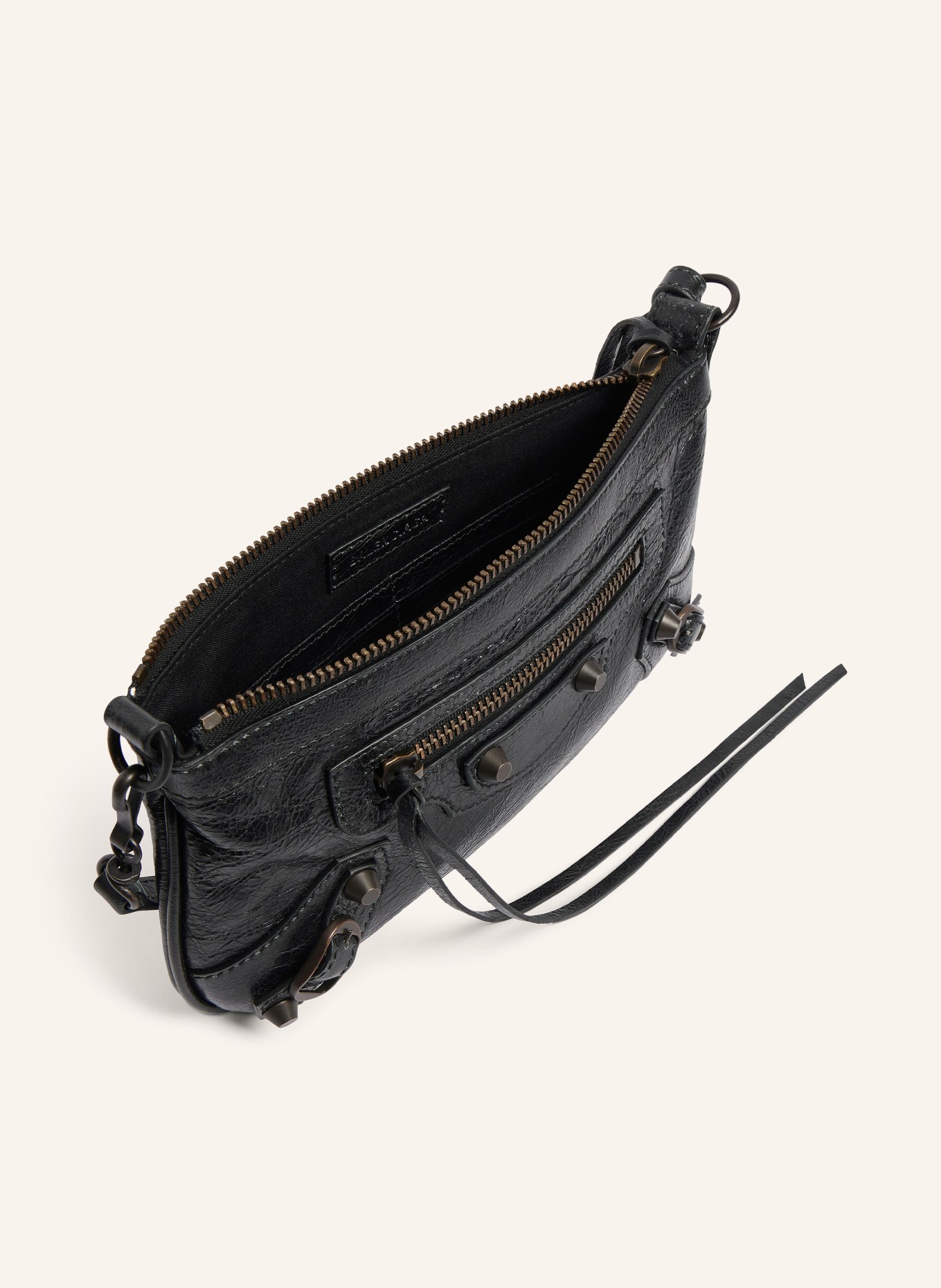 BALENCIAGA Umhängetasche LE CITY POCHETTE: SCHWARZ