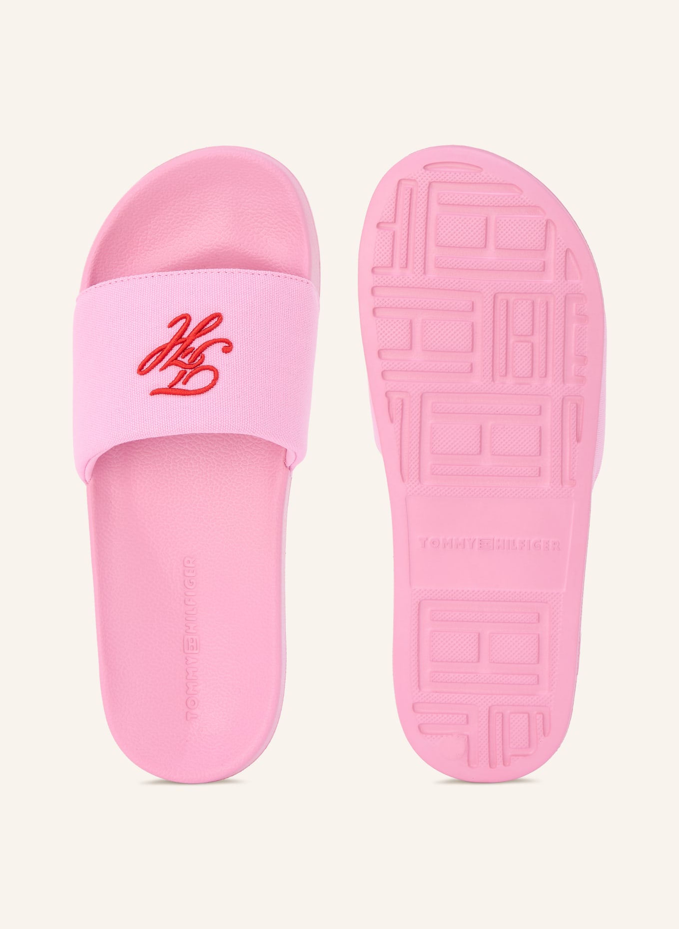 TOMMY HILFIGER slippers: ROZE / ROOD