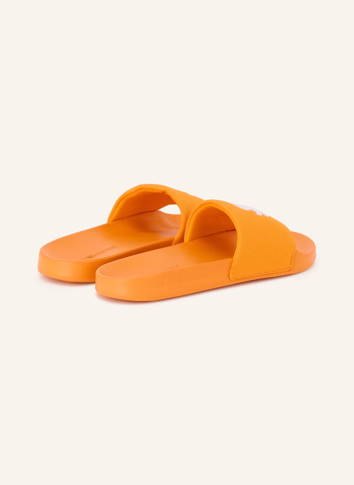 TOMMY HILFIGER slippers: ORANJE / WIT