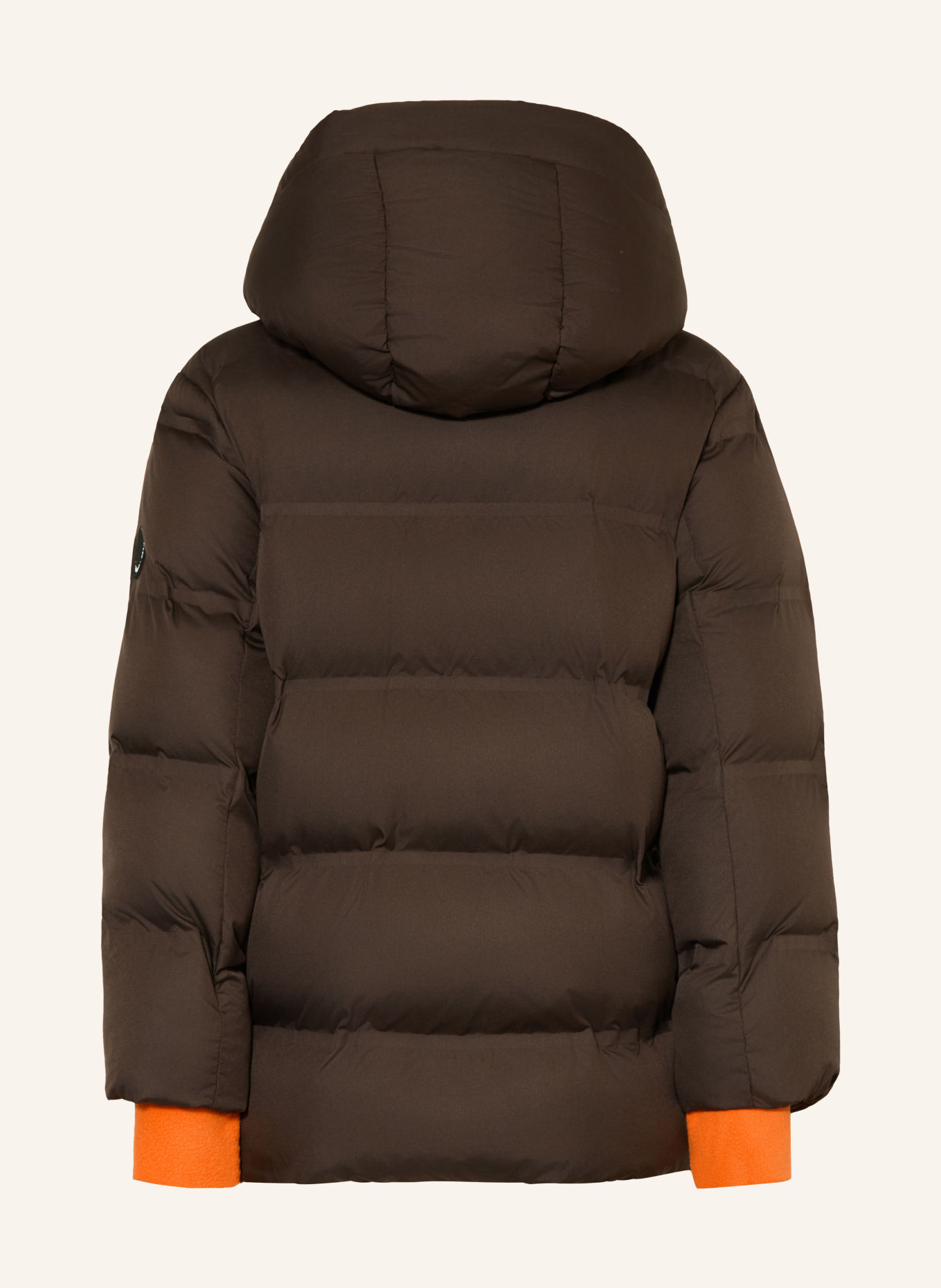 s.Oliver RED Steppjacke: DUNKELBRAUN / ORANGE
