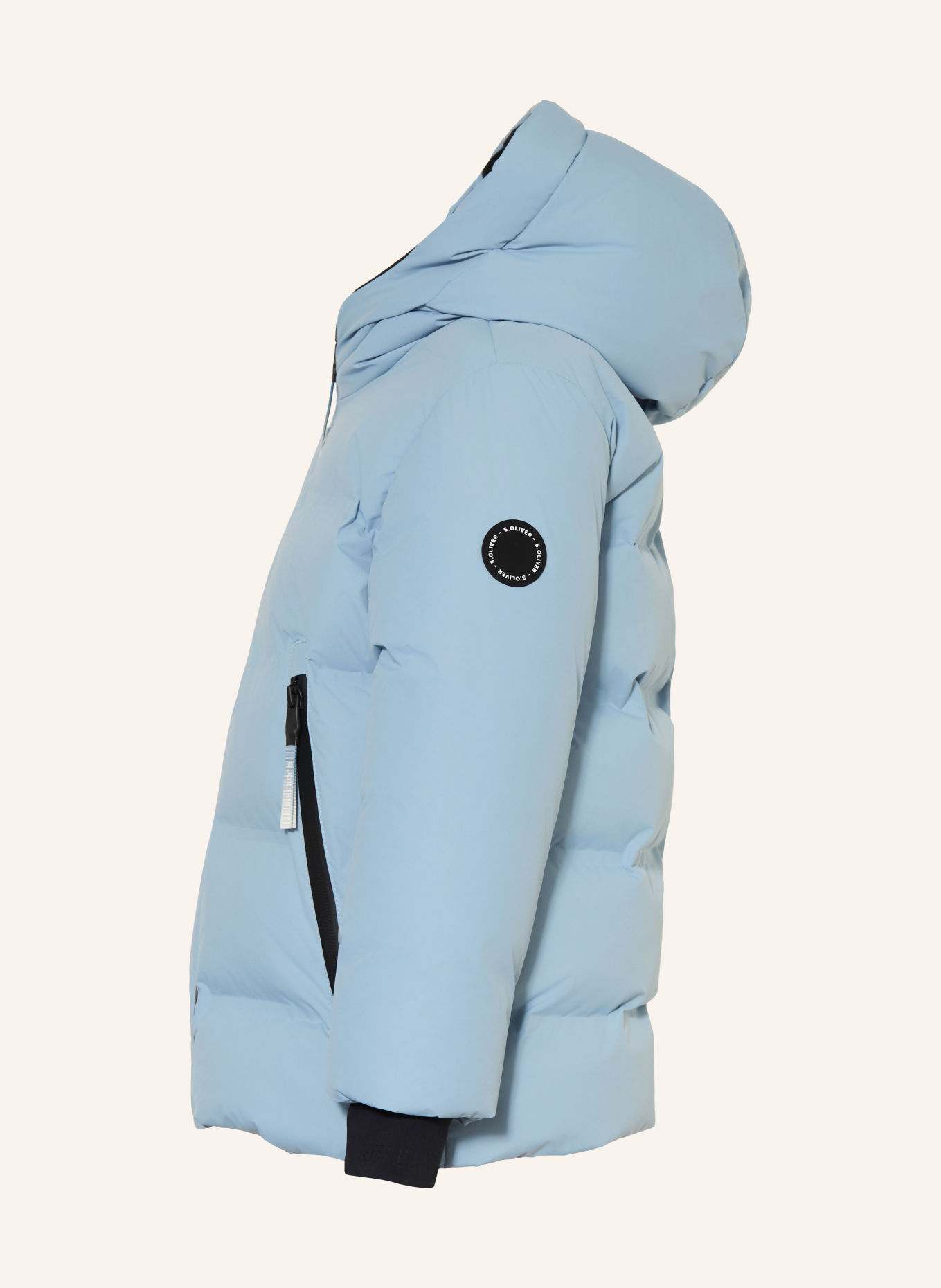 s.Oliver RED gewatteerd jack: LICHTBLAUW / DONKERBLAUW