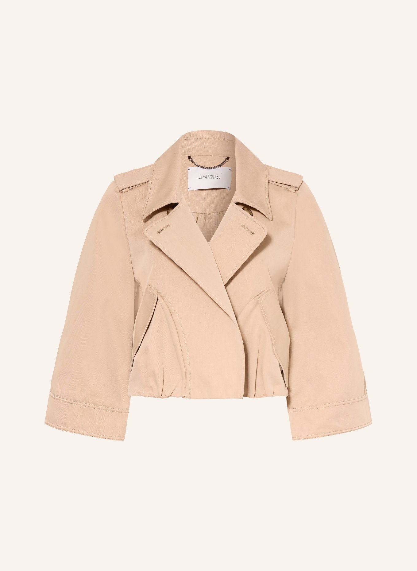 DOROTHEE SCHUMACHER Trenchcoat LUXURY LAYER: BEIGE