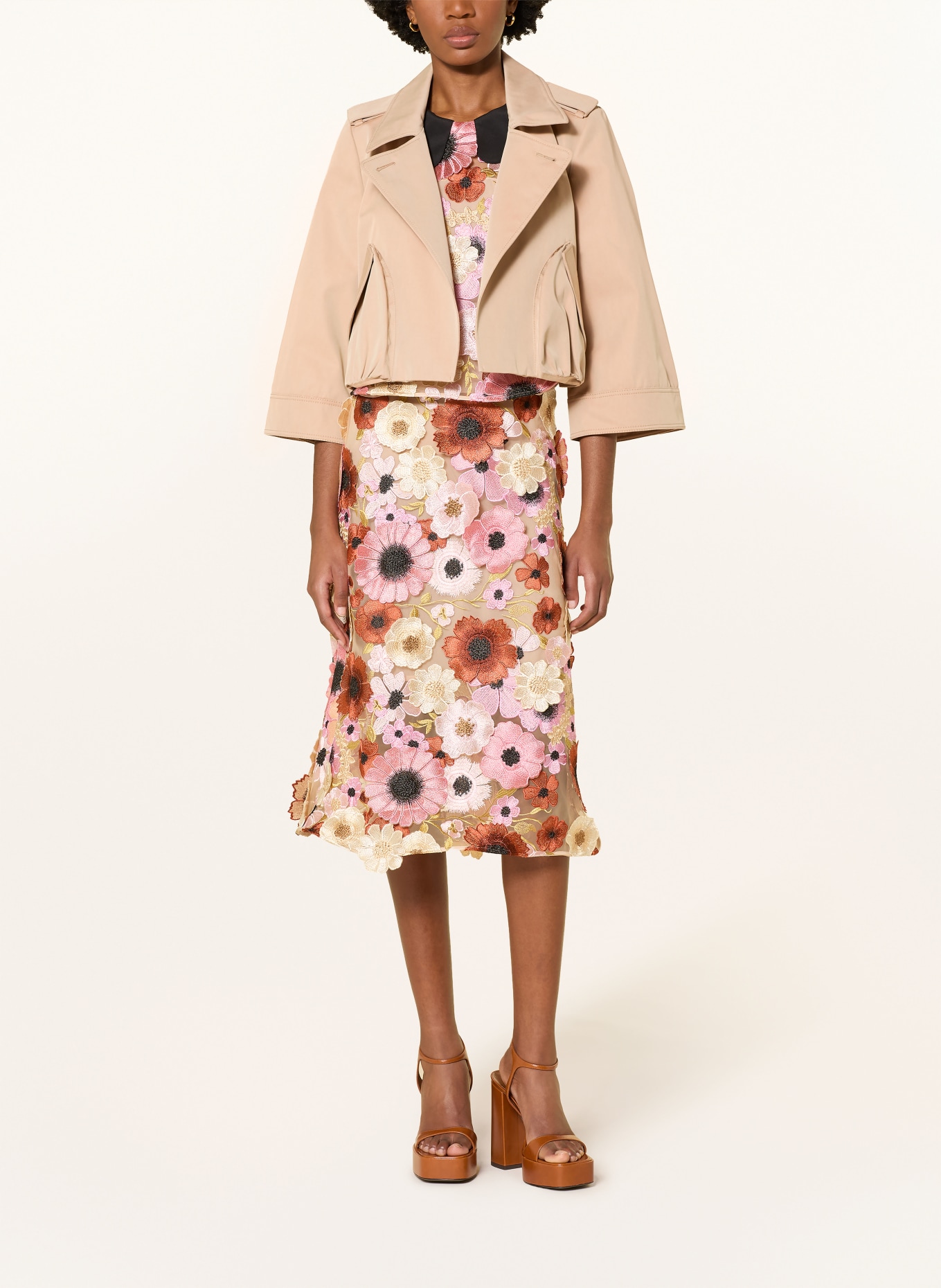 DOROTHEE SCHUMACHER Trenchcoat LUXURY LAYER: BEIGE