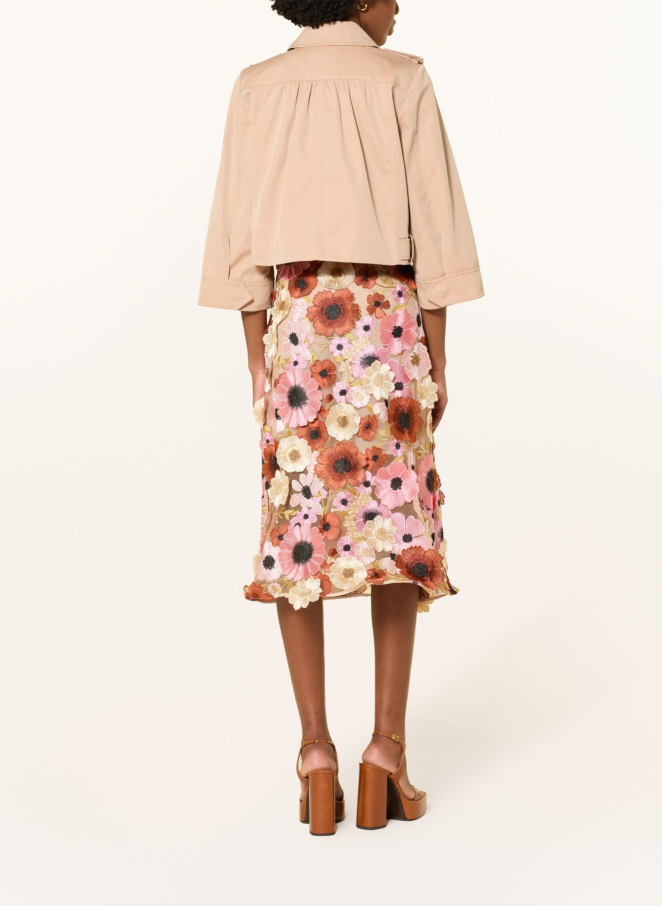 DOROTHEE SCHUMACHER Trenchcoat LUXURY LAYER: BEIGE