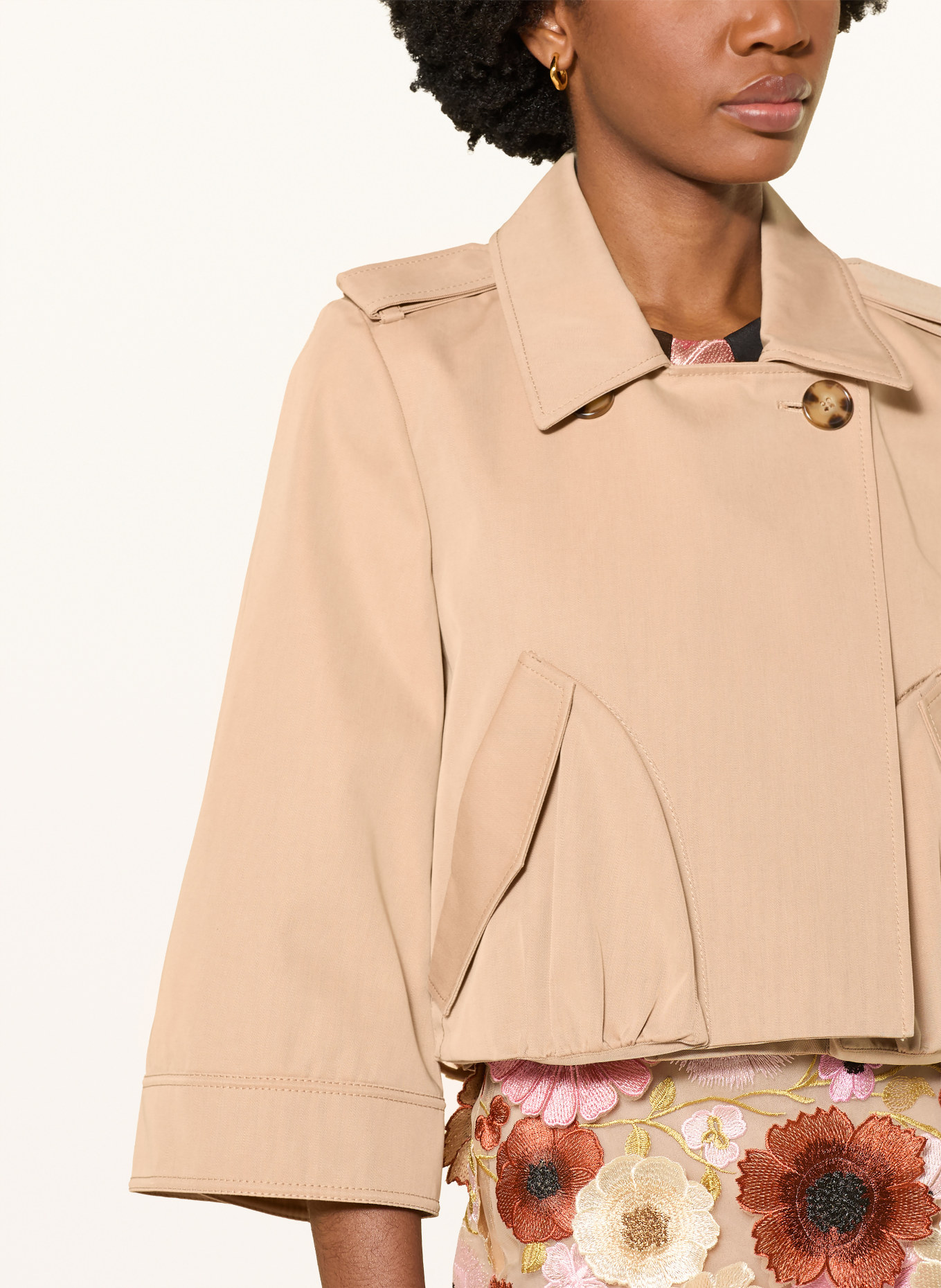 DOROTHEE SCHUMACHER Trenchcoat LUXURY LAYER: BEIGE