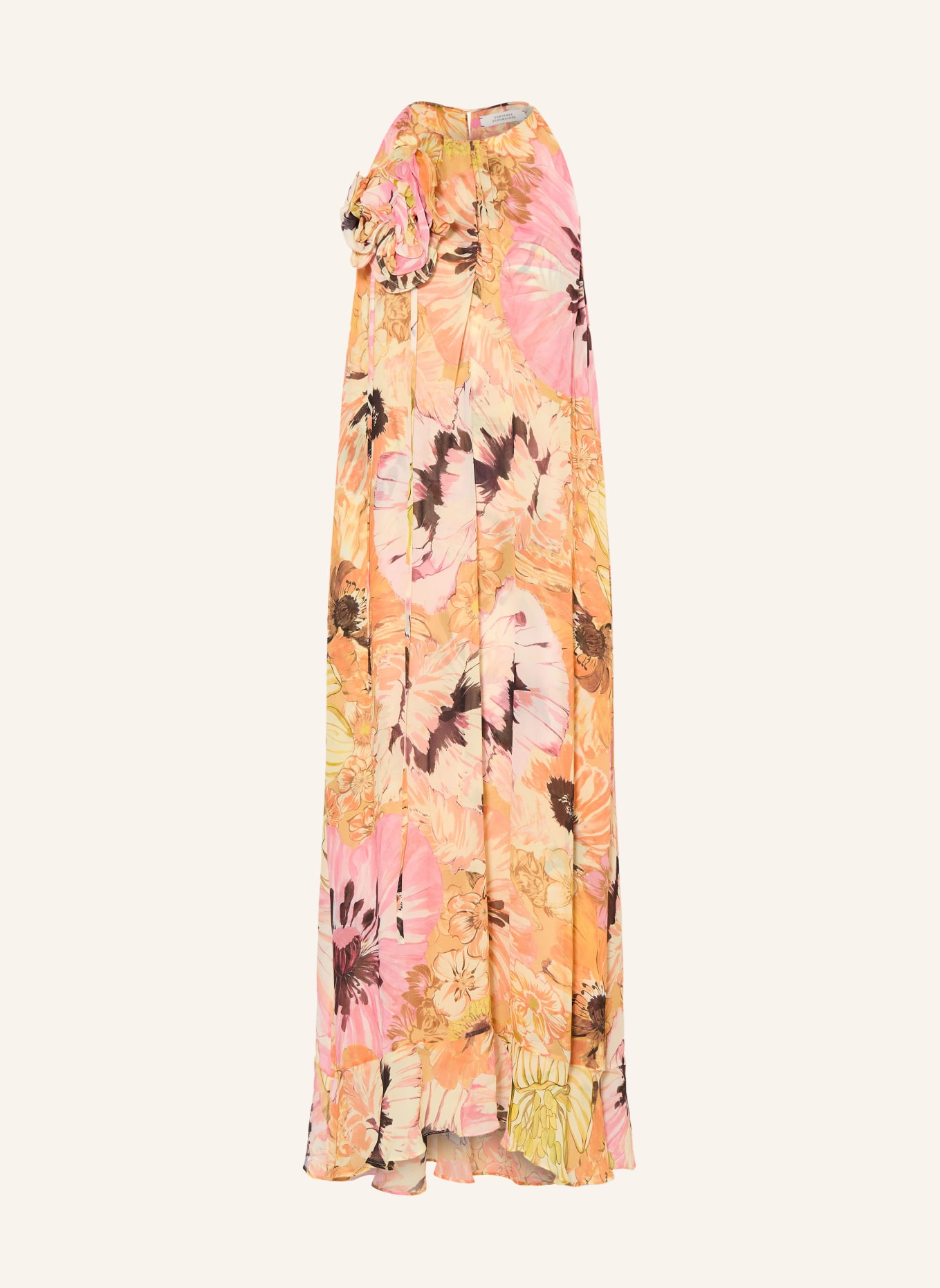 DOROTHEE SCHUMACHER Kleid FLORAL DREAM: HELLGELB / ROSA / ORANGE