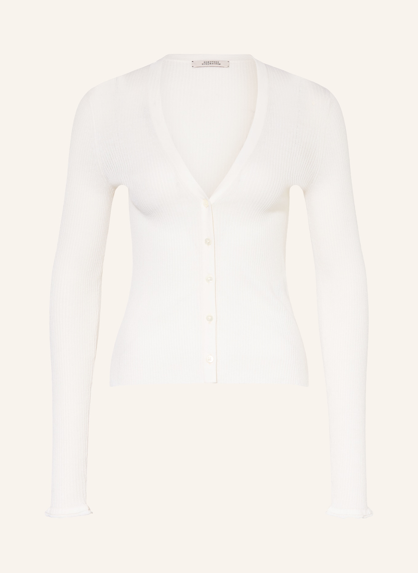 DOROTHEE SCHUMACHER Vest REFINED ESSENTIALS: CRÈME