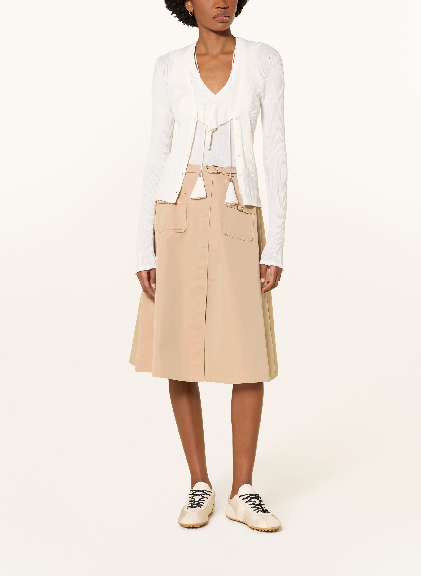 DOROTHEE SCHUMACHER Vest REFINED ESSENTIALS: CRÈME