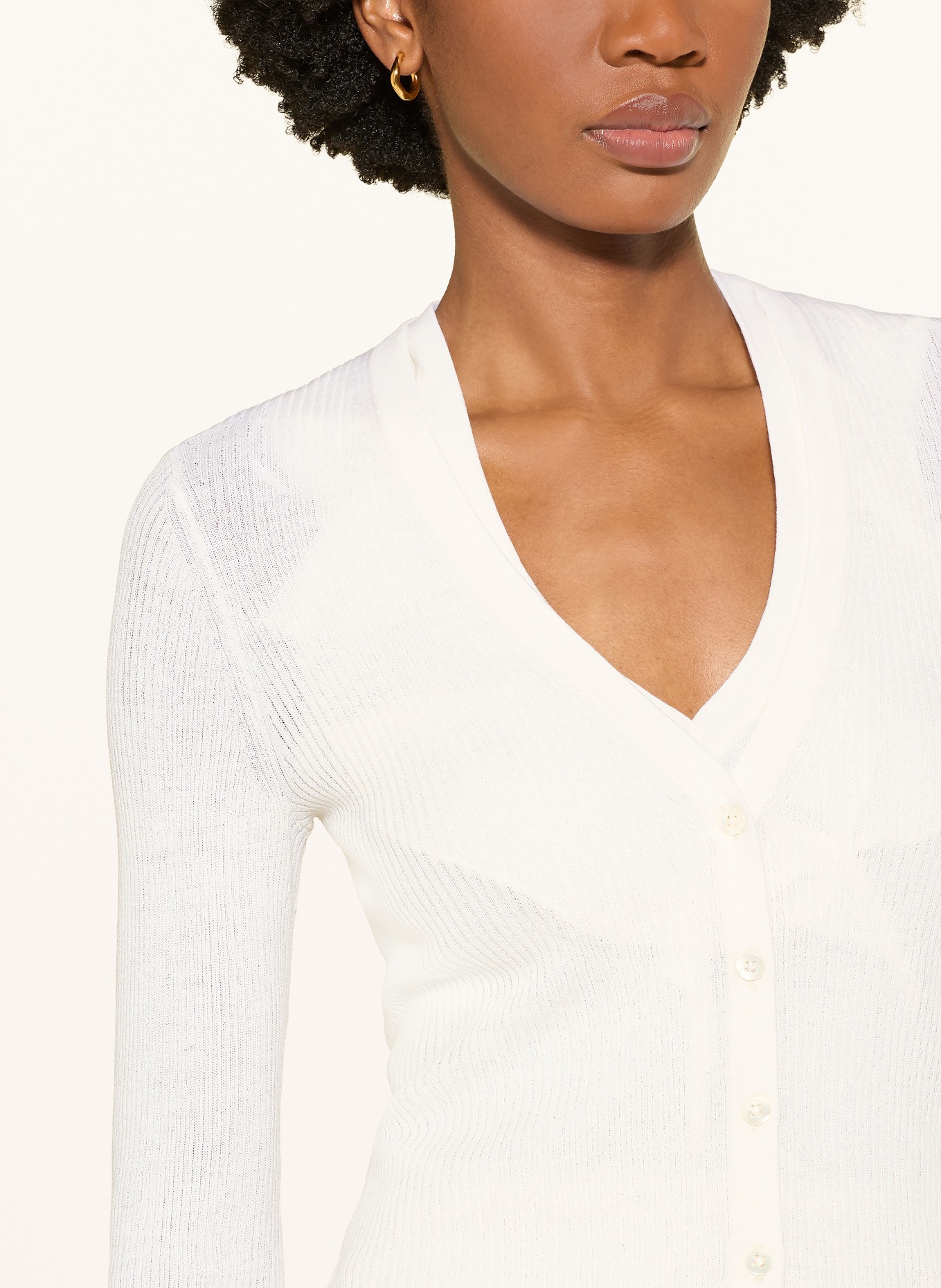 DOROTHEE SCHUMACHER Vest REFINED ESSENTIALS: CRÈME