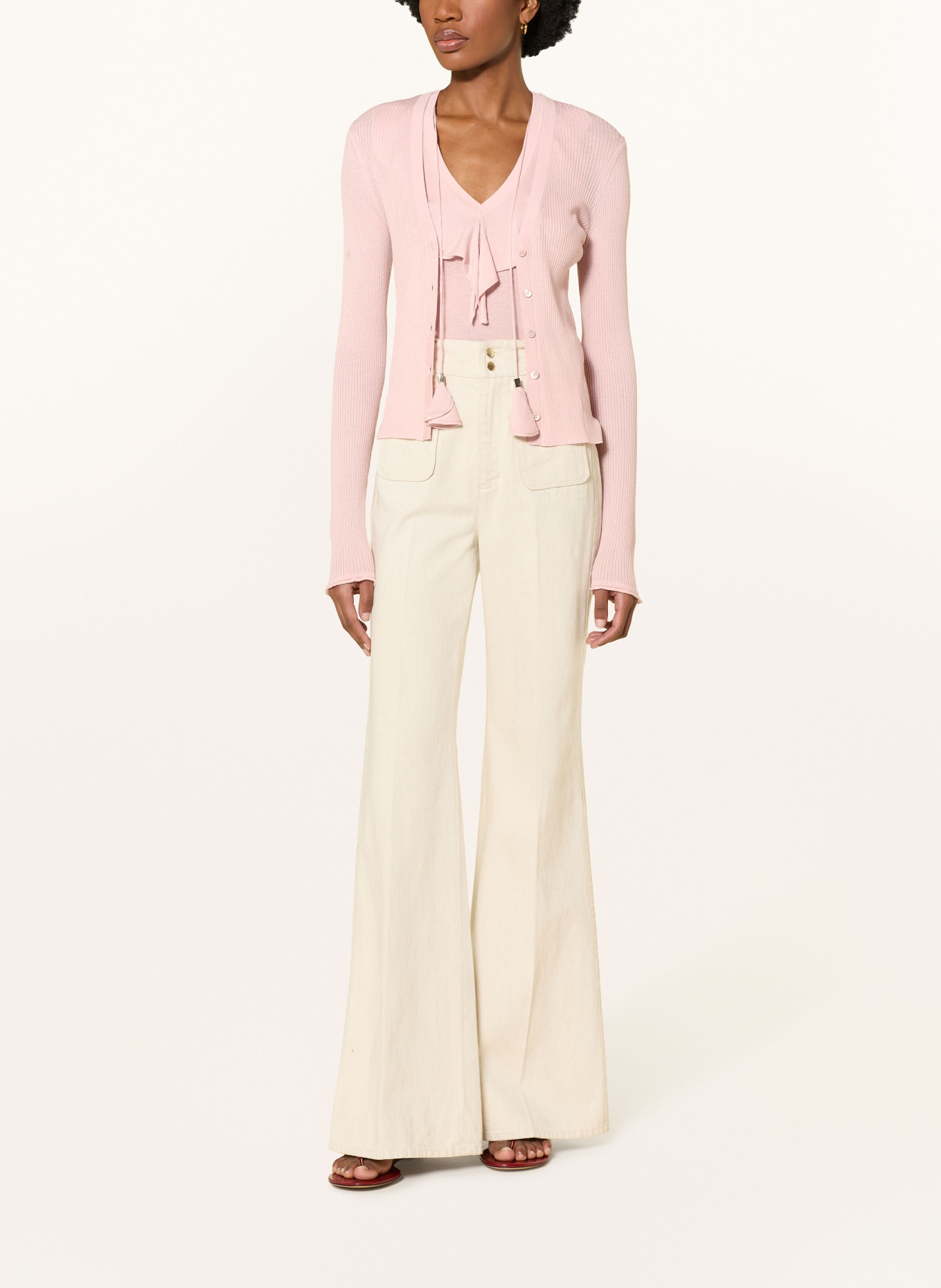 DOROTHEE SCHUMACHER Vest REFINED ESSENTIALS: ROSE CLAIR