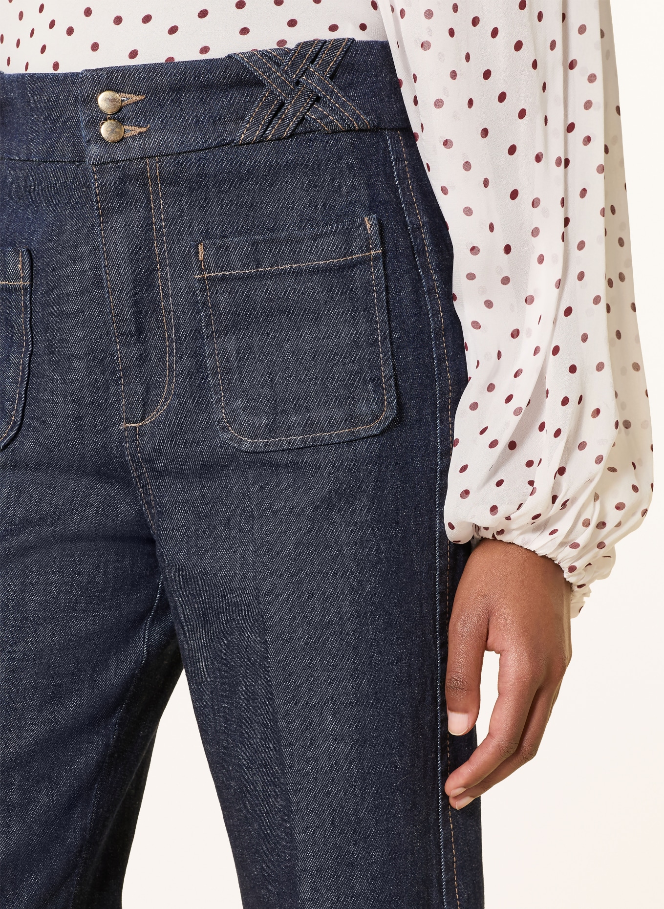 DOROTHEE SCHUMACHER Flared jeans: 889 dark denim