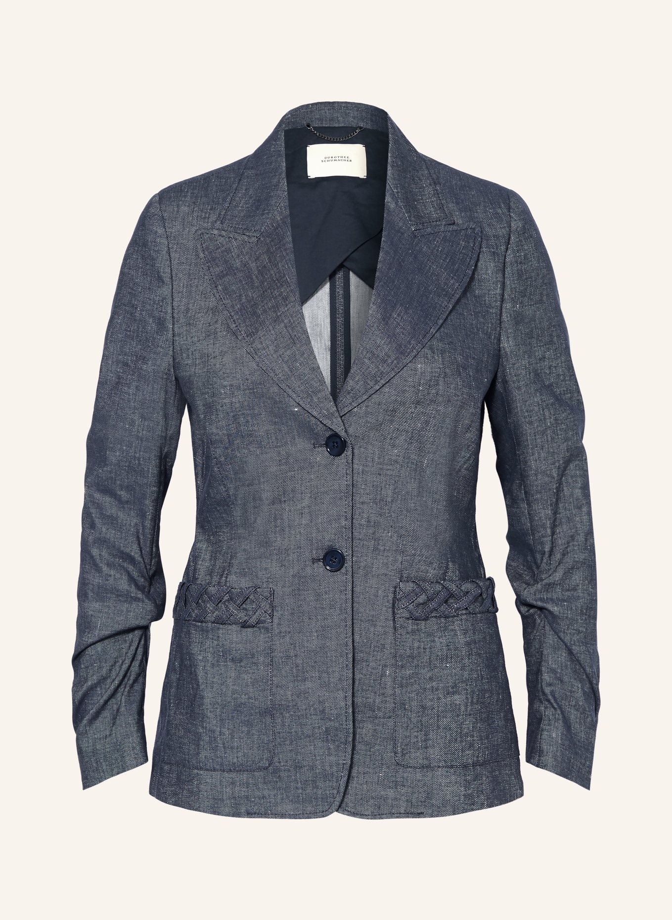 DOROTHEE SCHUMACHER Blazer FLUID DENIM in Jeansoptik: BLAU