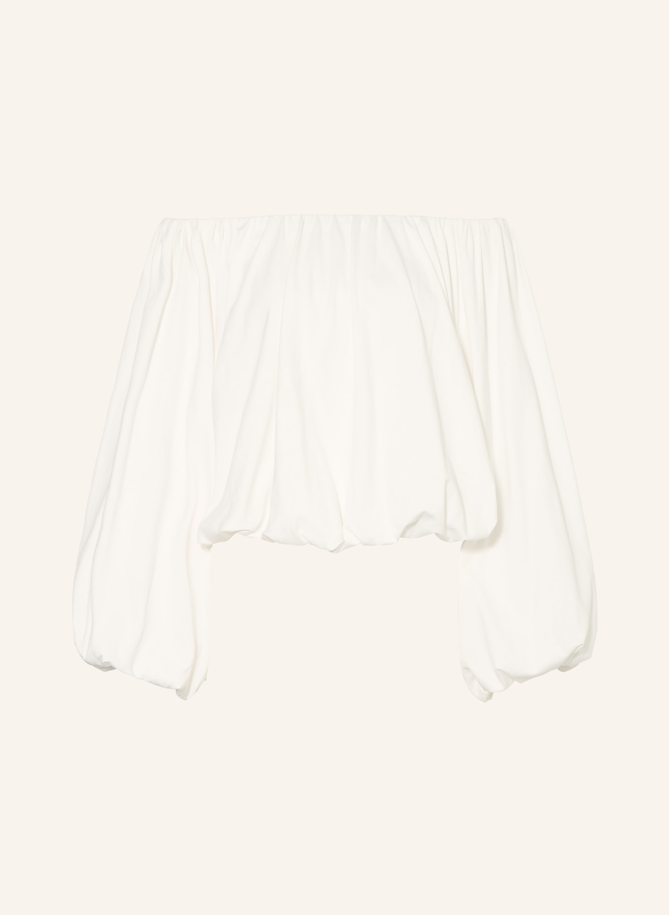 DOROTHEE SCHUMACHER Off-Shoulder-Shirt SOFT VOLUME: WEISS