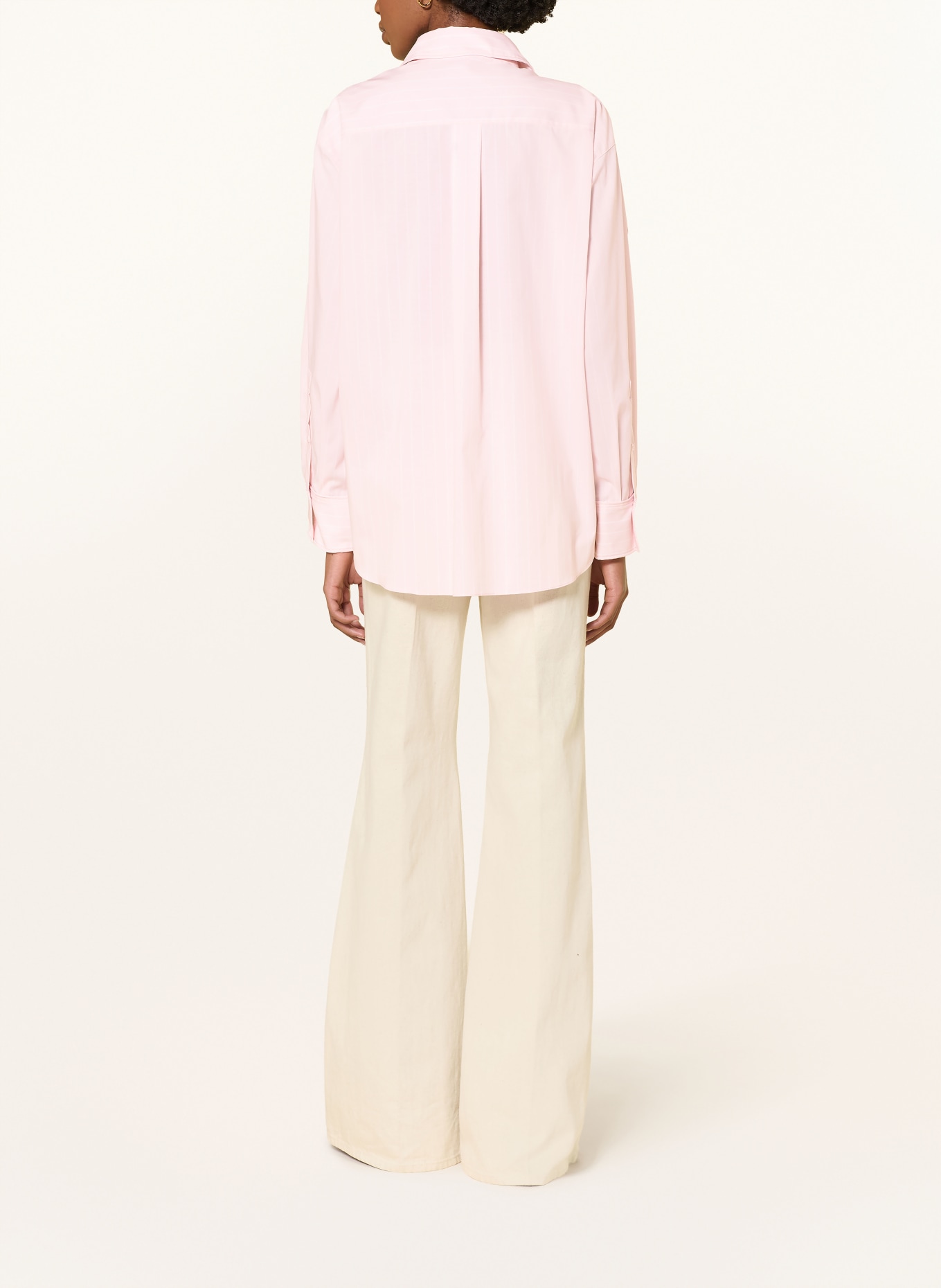 DOROTHEE SCHUMACHER Košile STRIPED POWER: SVĚTLE RŮŽOVÁ / BÍLÁ