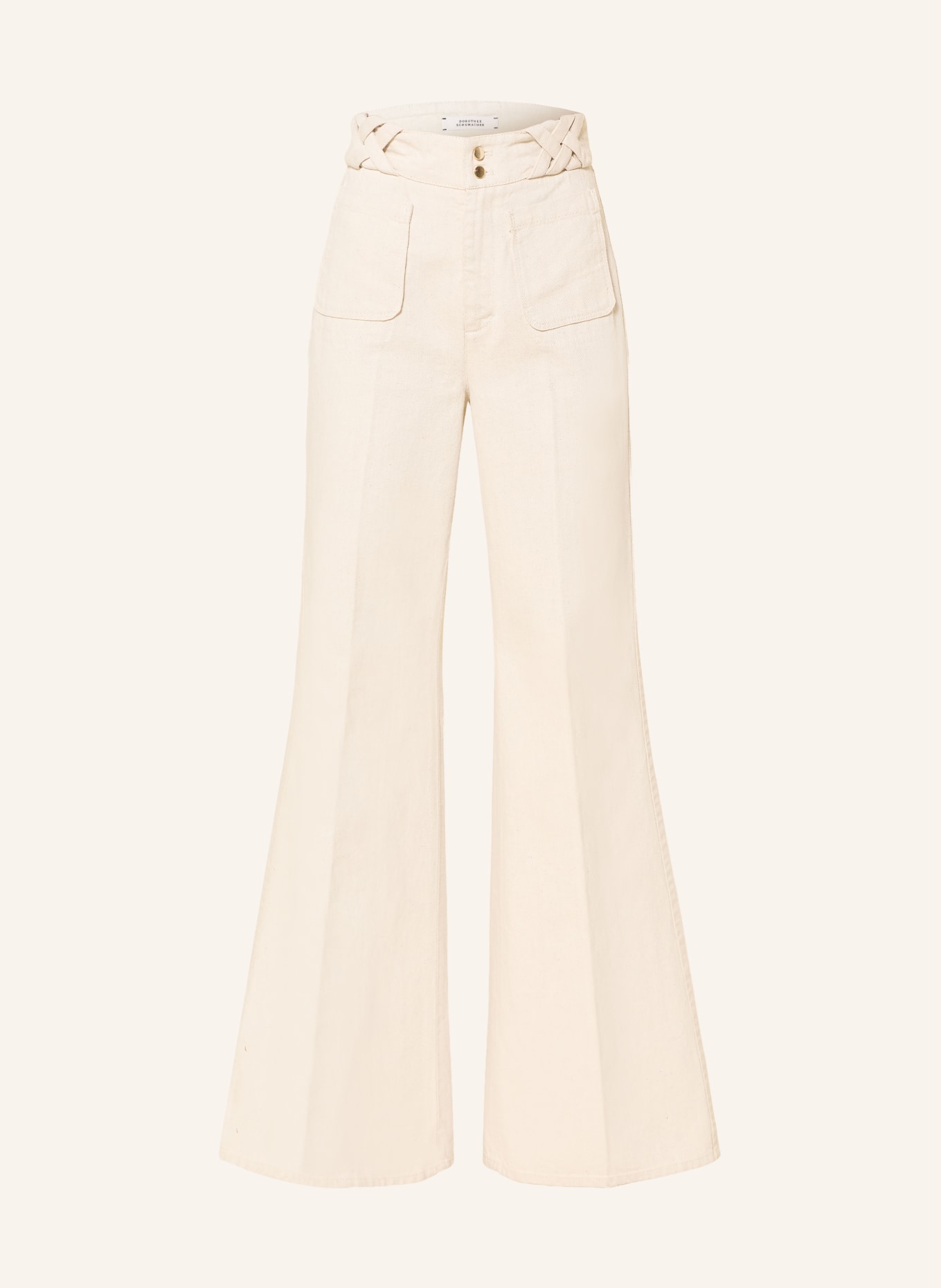 DOROTHEE SCHUMACHER Flared Jeans SUMMER OF LOVE: 171 champagner