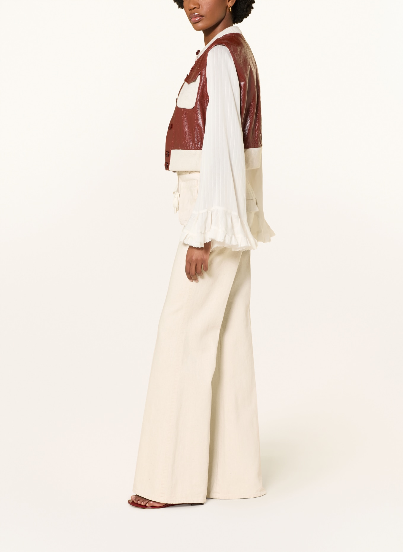 DOROTHEE SCHUMACHER Flared Jeans SUMMER OF LOVE: 171 champagner