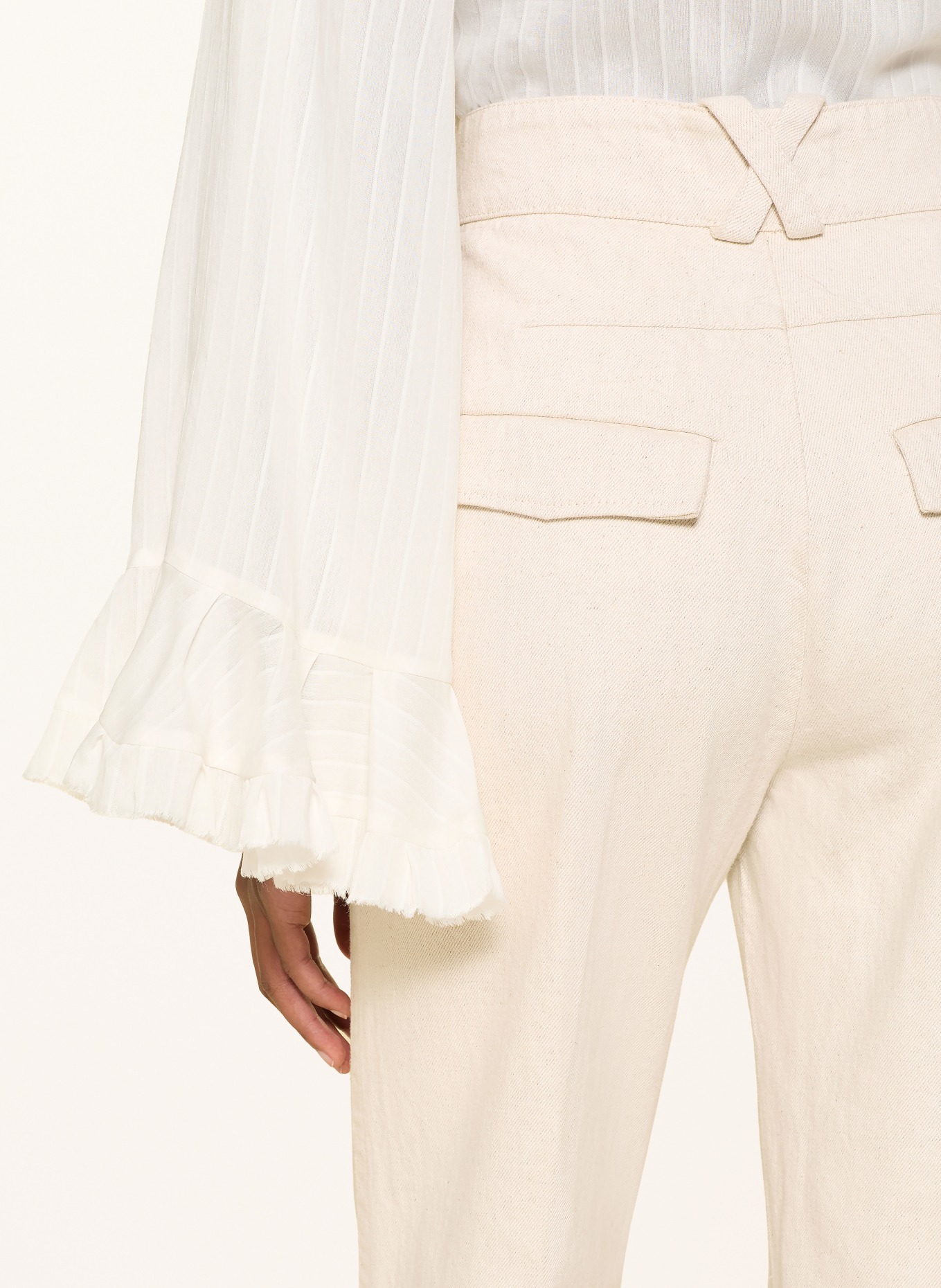 DOROTHEE SCHUMACHER Flared Jeans SUMMER OF LOVE: 171 champagner