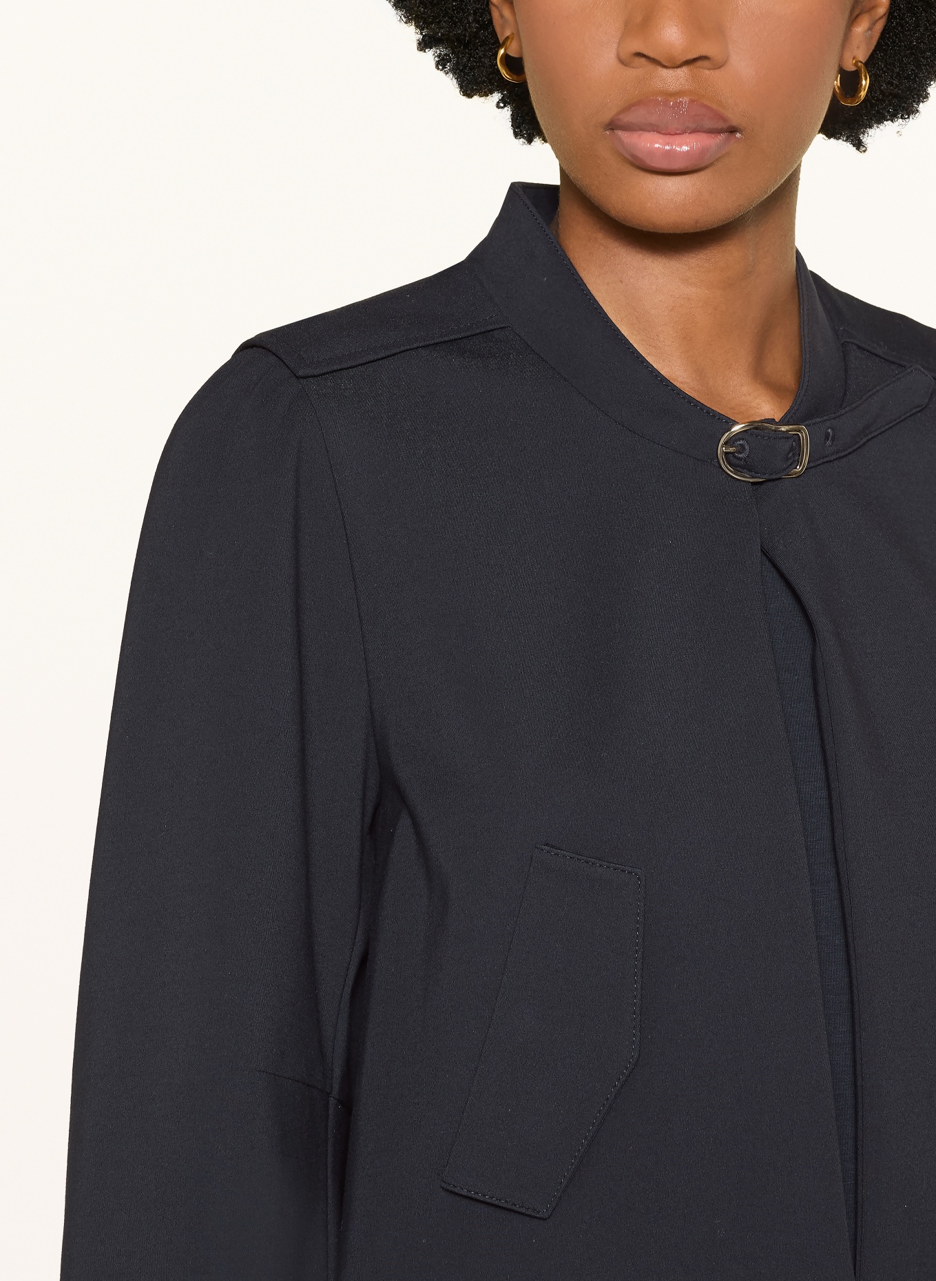 DOROTHEE SCHUMACHER EMOTIONAL ESSENCE blazer with 3/4 sleeves: DARK BLUE