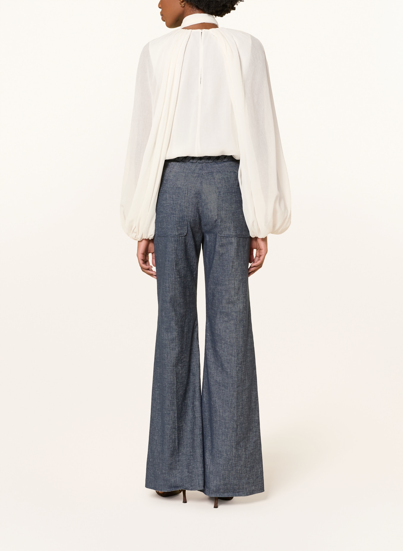DOROTHEE SCHUMACHER Blusenshirt DREAMFUL VOLUMES mit abnehmbarer Schluppe: CREME