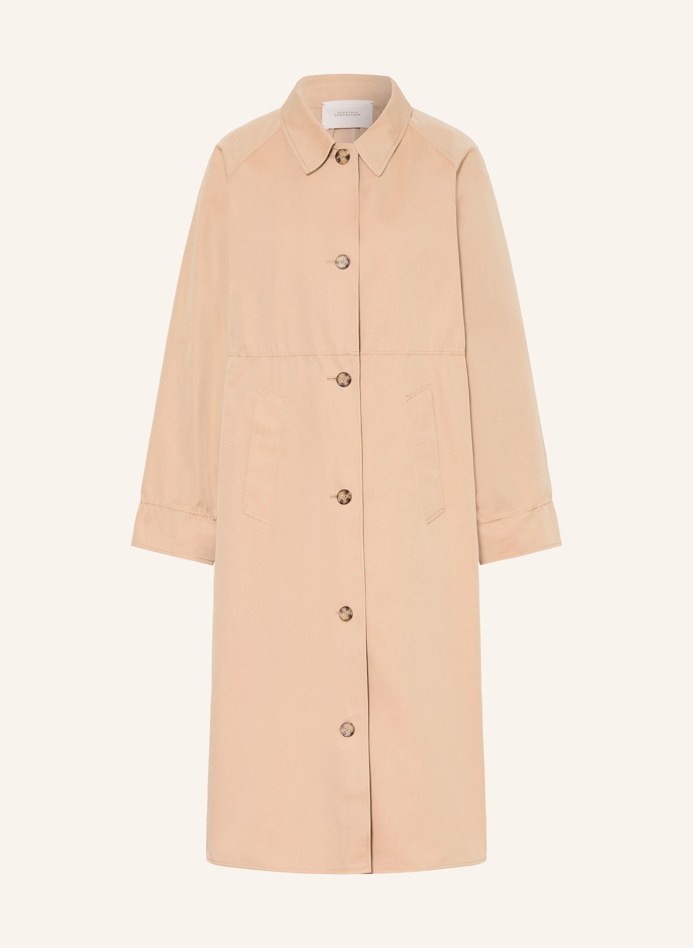 DOROTHEE SCHUMACHER Trenchcoat LUXURY LAYER: CAMEL
