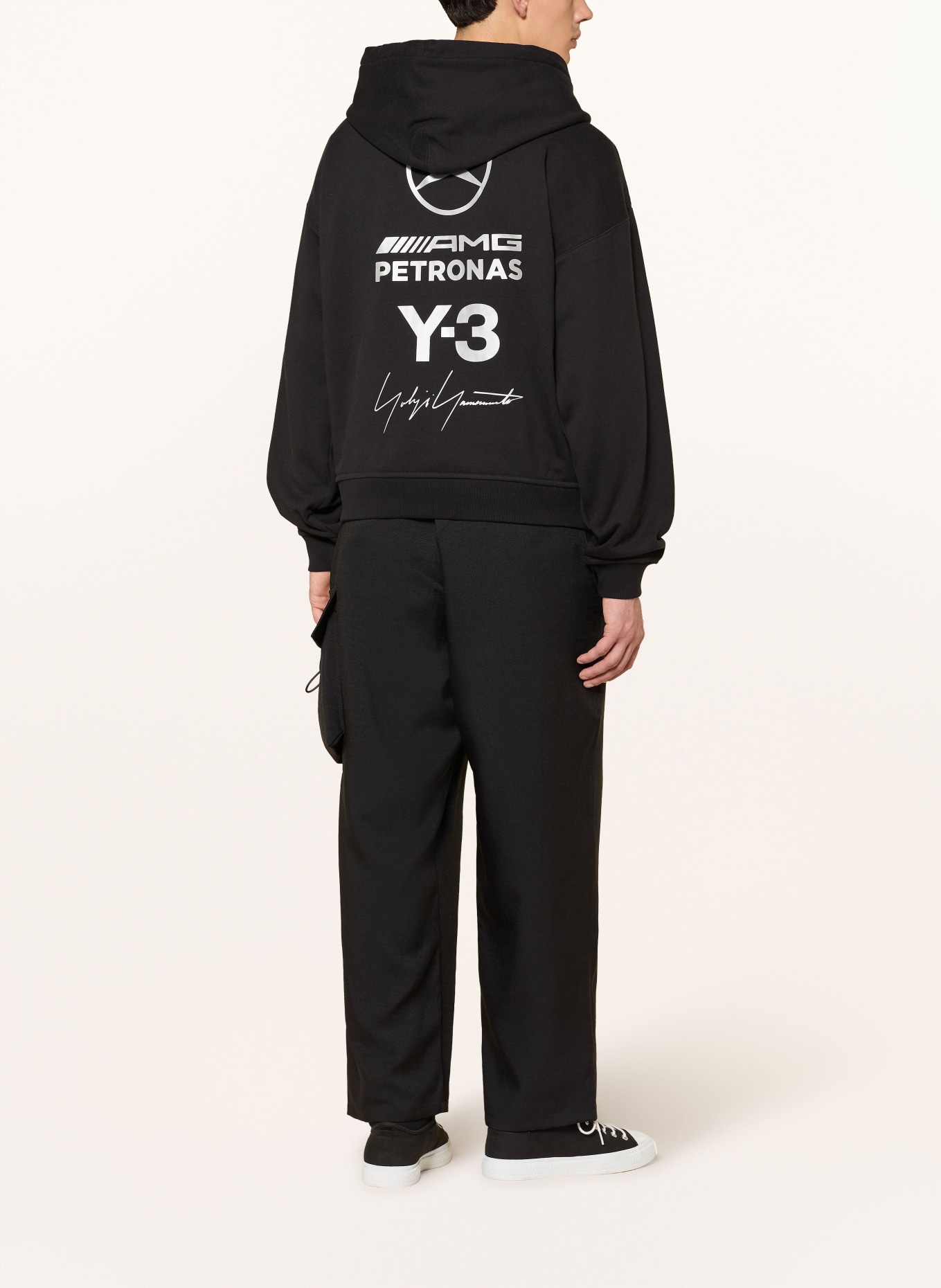 Y-3 MERCEDES - AMG PETRONAS FORMULA ONE TEAM Sweatshirt: BLACK / SILVER