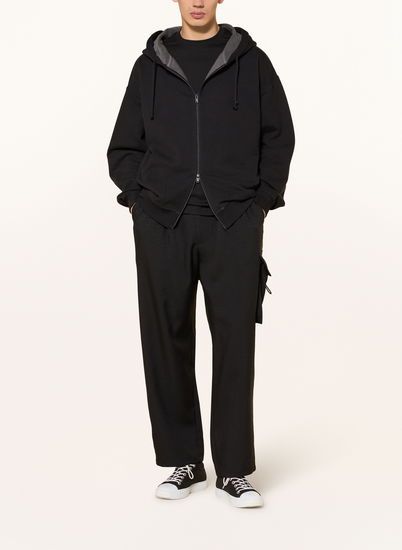 Y-3 MERCEDES - AMG PETRONAS FORMULA ONE TEAM Sweatshirt: BLACK / SILVER