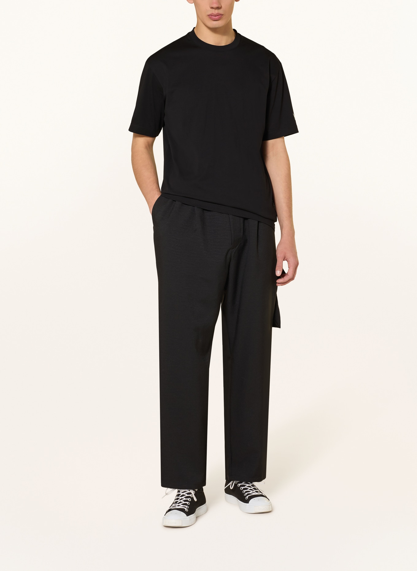 Y-3 T-Shirt MERCEDES AMG PETRONAS F1 STAR: SCHWARZ / SILBER