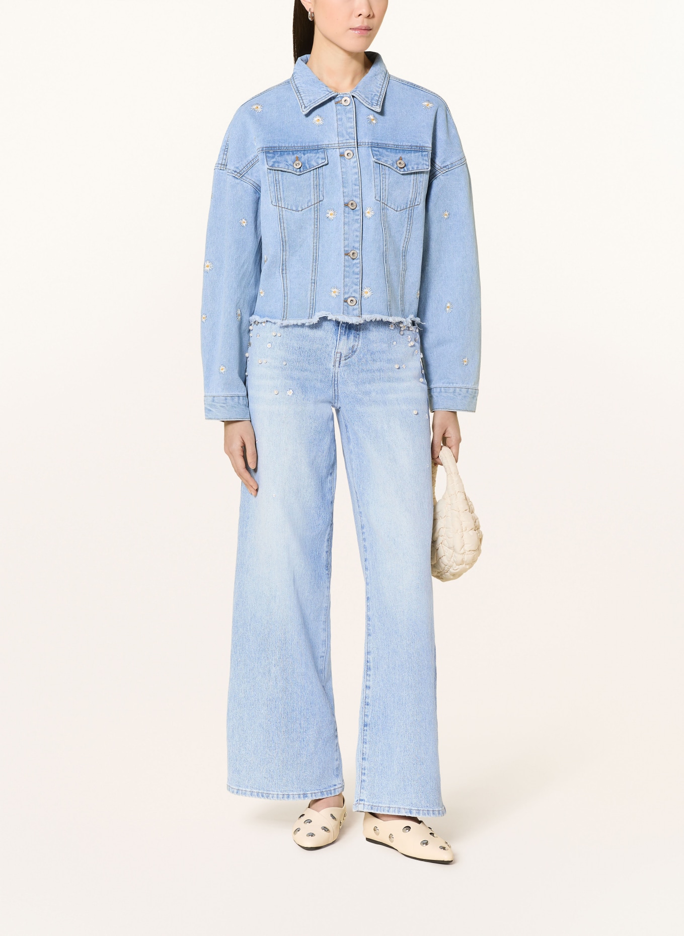 miss goodlife veste en jean: 25 light blue