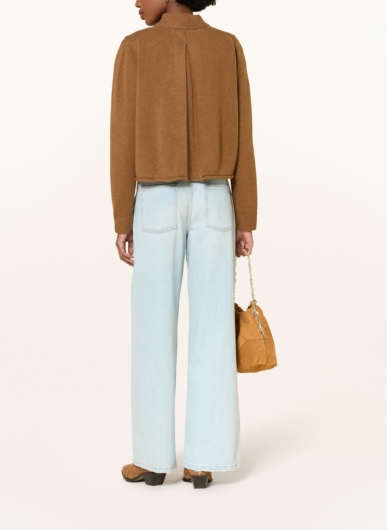 ba&sh Strickjacke MELODIA: BRAUN