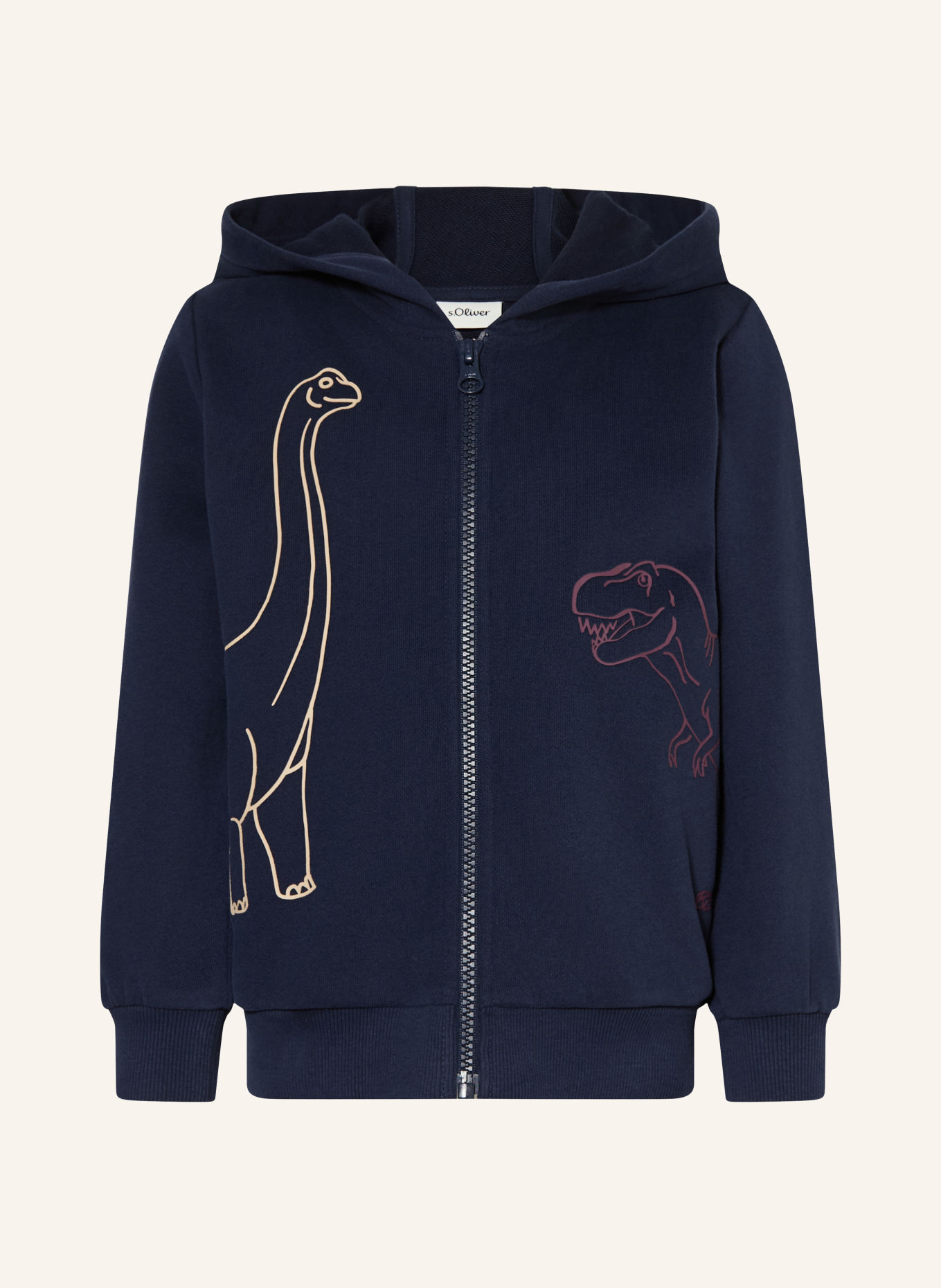 s.Oliver RED Sweatjacke: DUNKELBLAU