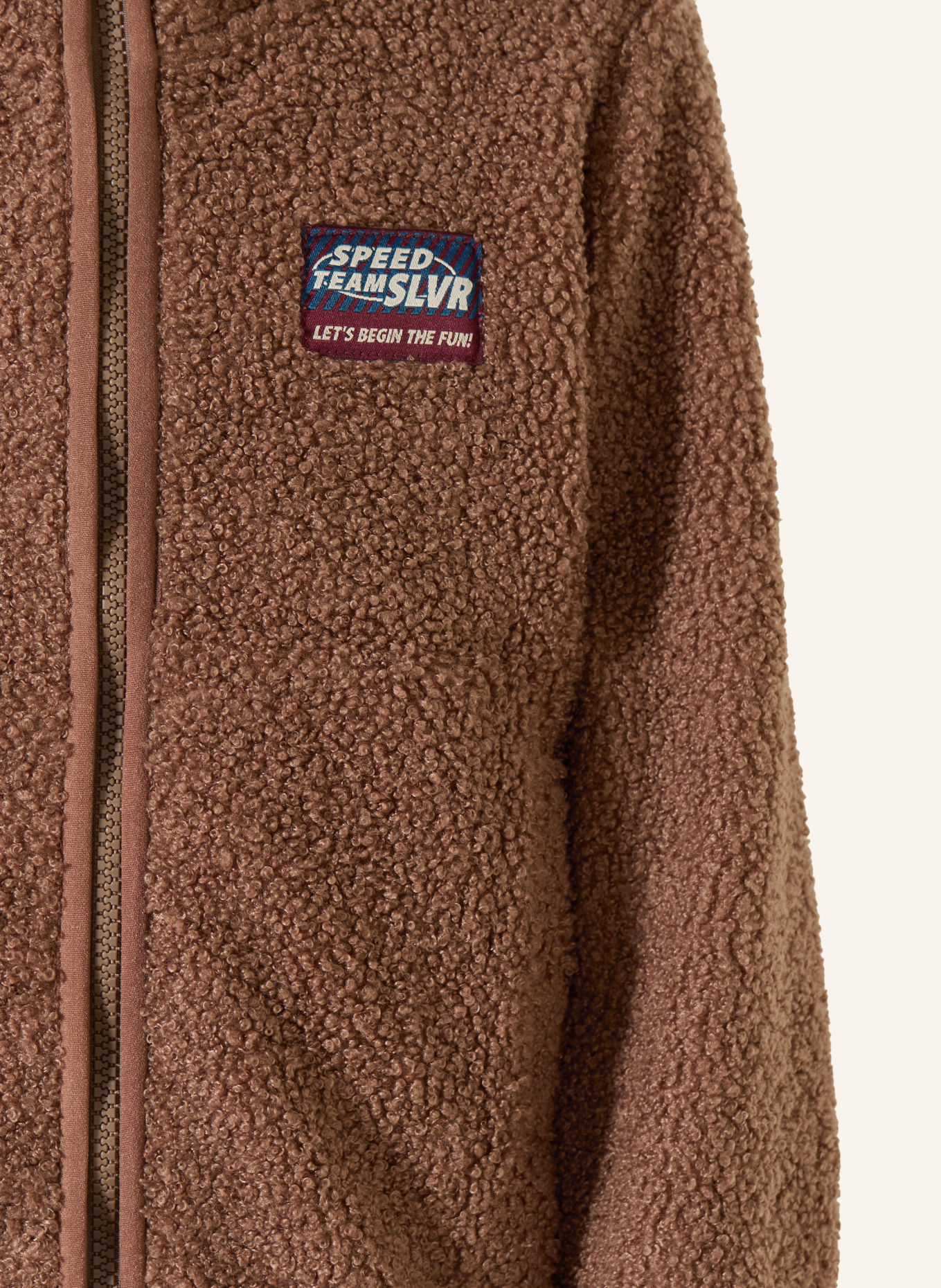 s.Oliver RED Teddyfell-Jacke: BRAUN