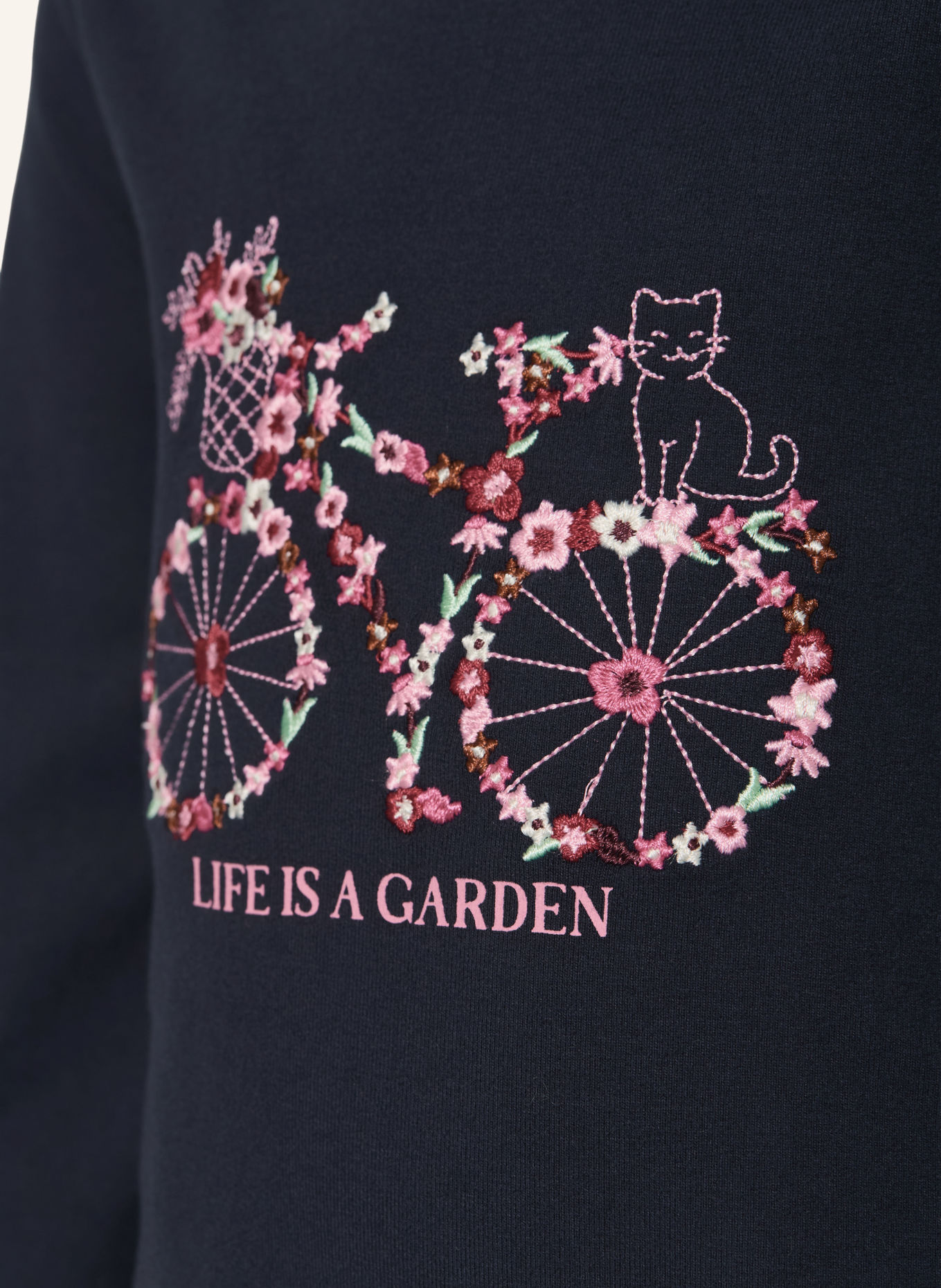 s.Oliver RED Hoodie: DUNKELBLAU / ALTROSA / ROSA