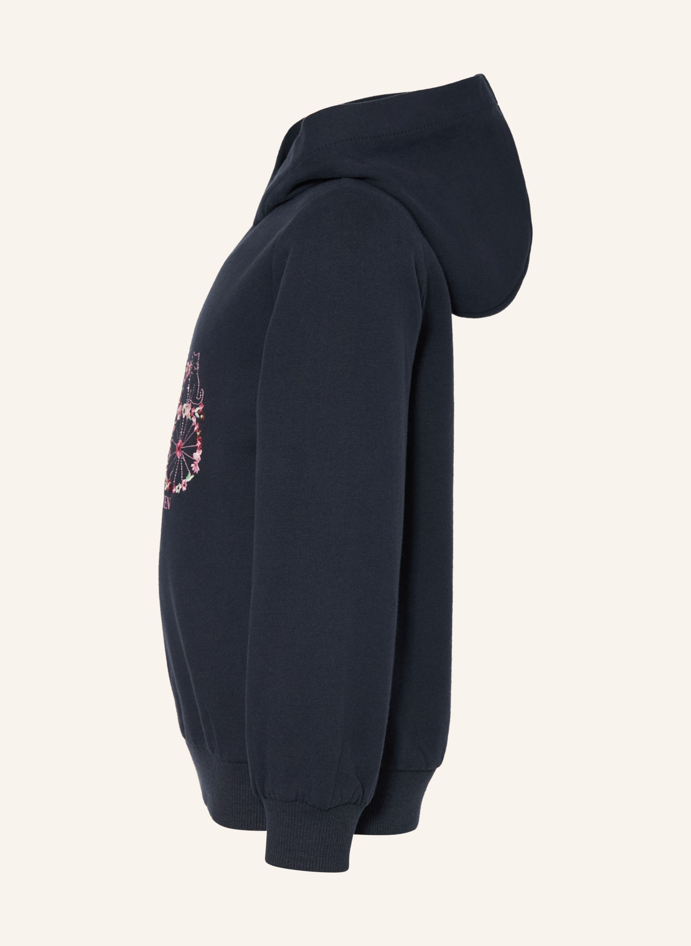 s.Oliver RED Hoodie: DUNKELBLAU / ALTROSA / ROSA