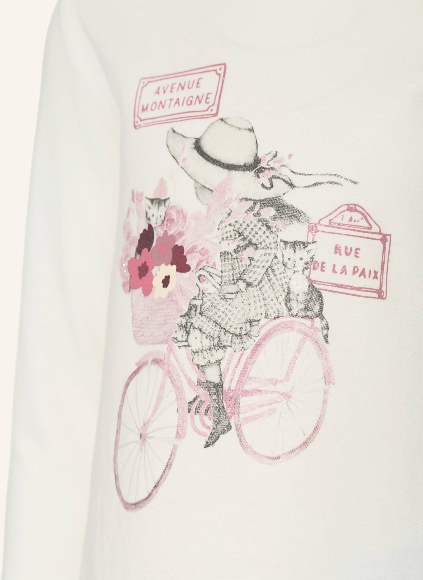s.Oliver RED Longsleeve: ECRU / ROSA