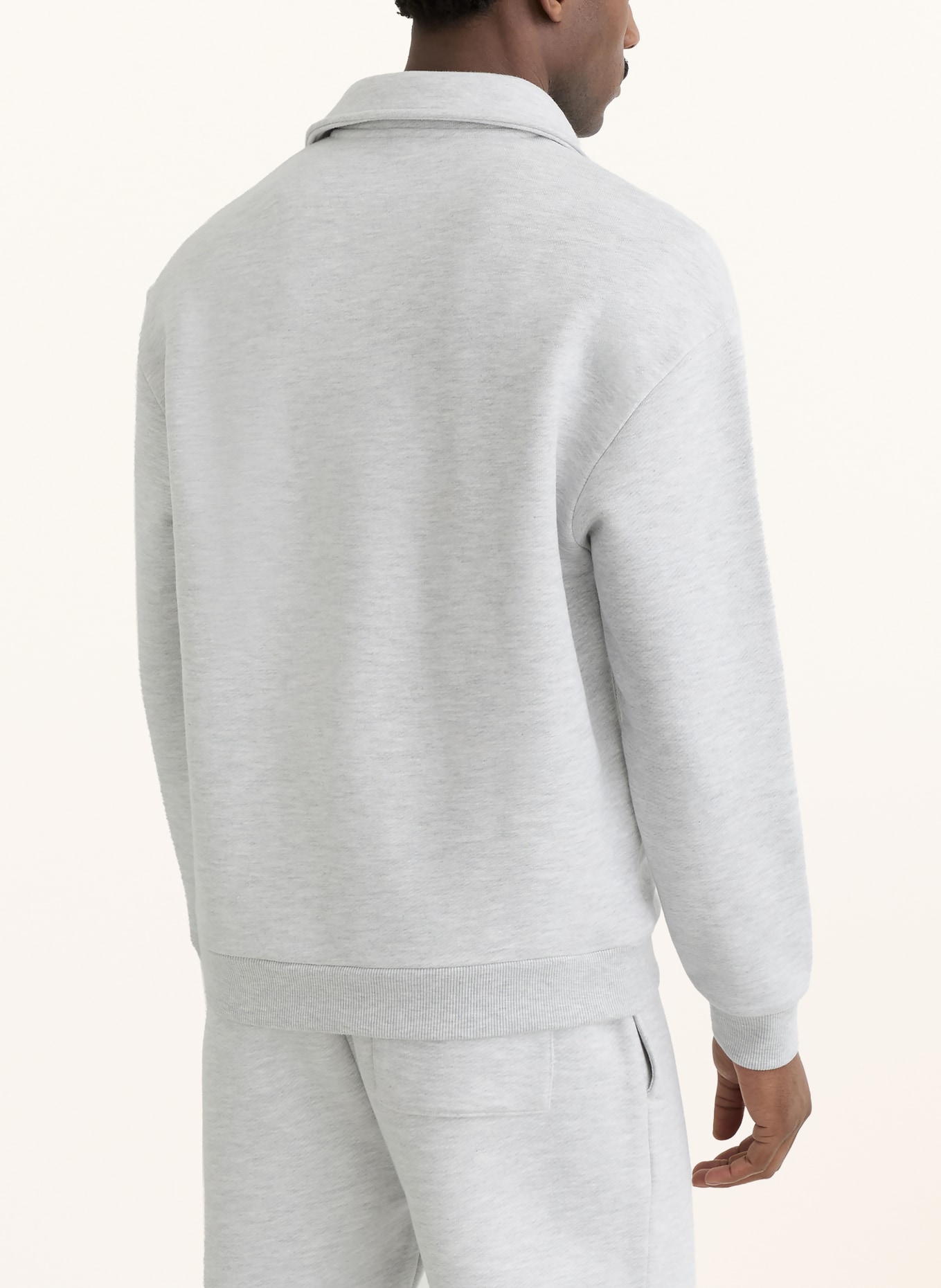 REISS Sweatshirt KURWIN: HELLGRAU