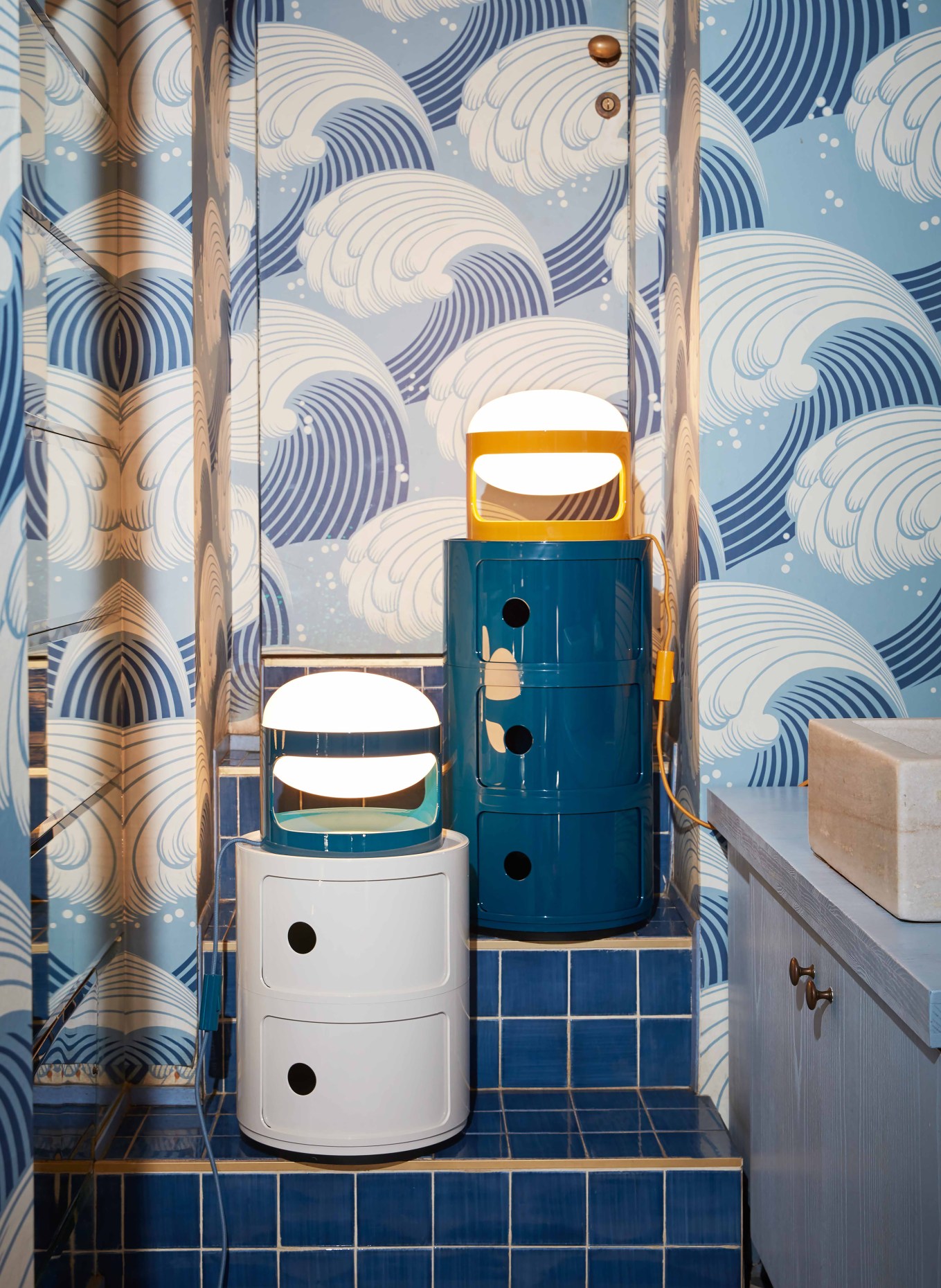 Kartell Tischleuchte KD28: PETROL