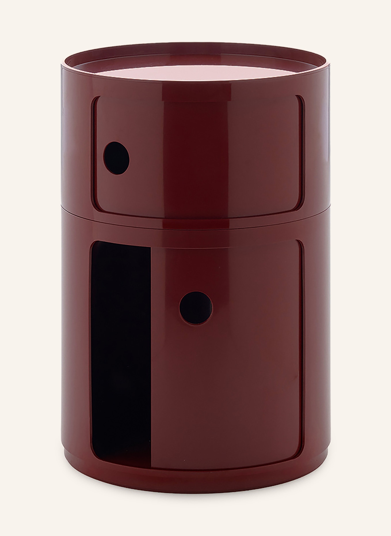 Kartell Bijzettafel COMPONIBILI: DONKERROOD