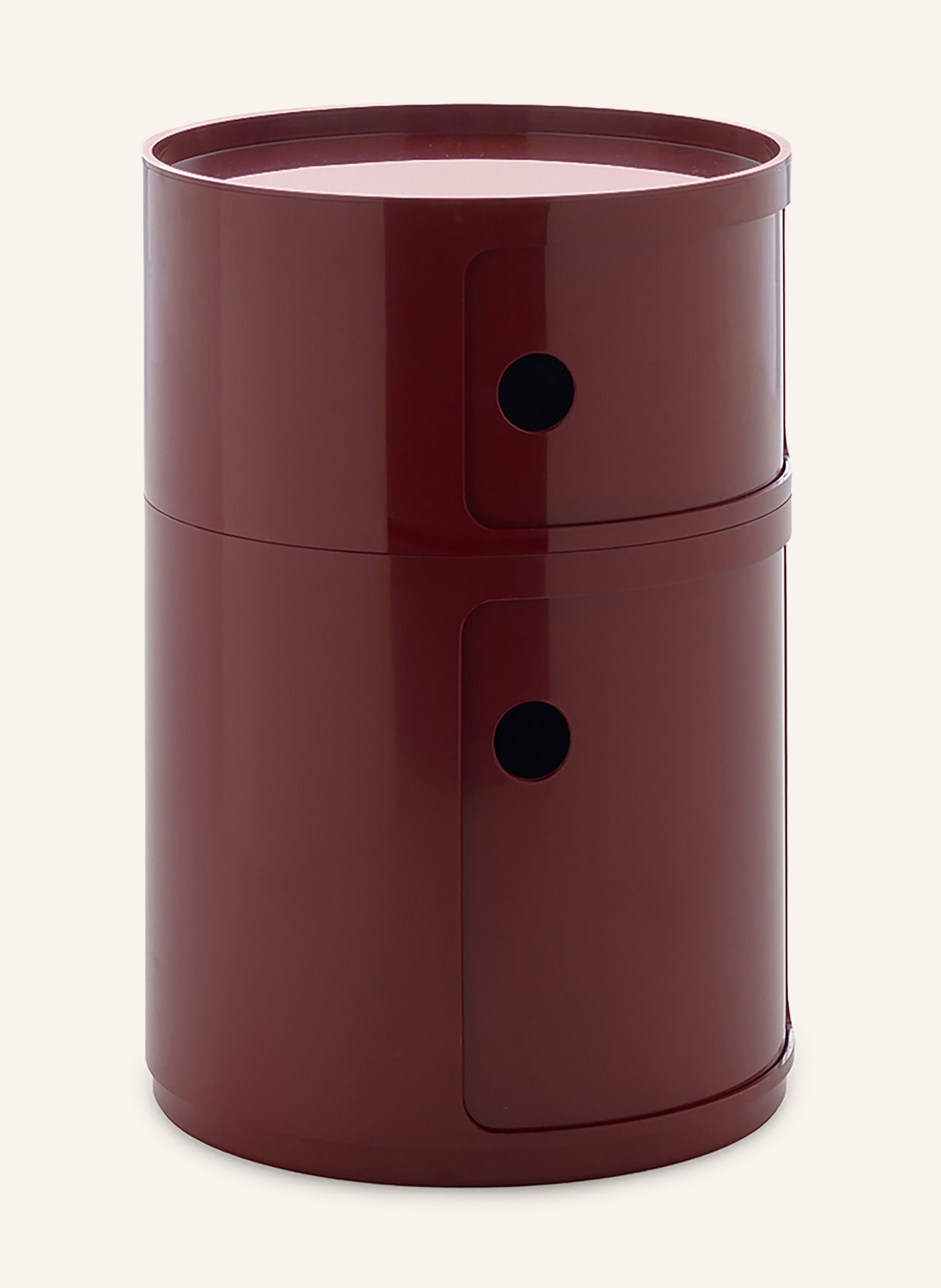 Kartell Bijzettafel COMPONIBILI: DONKERROOD