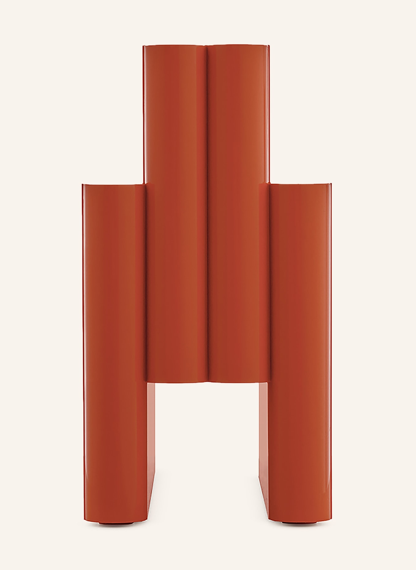 Kartell PORTARIVISTE newspaper rack: DARK RED